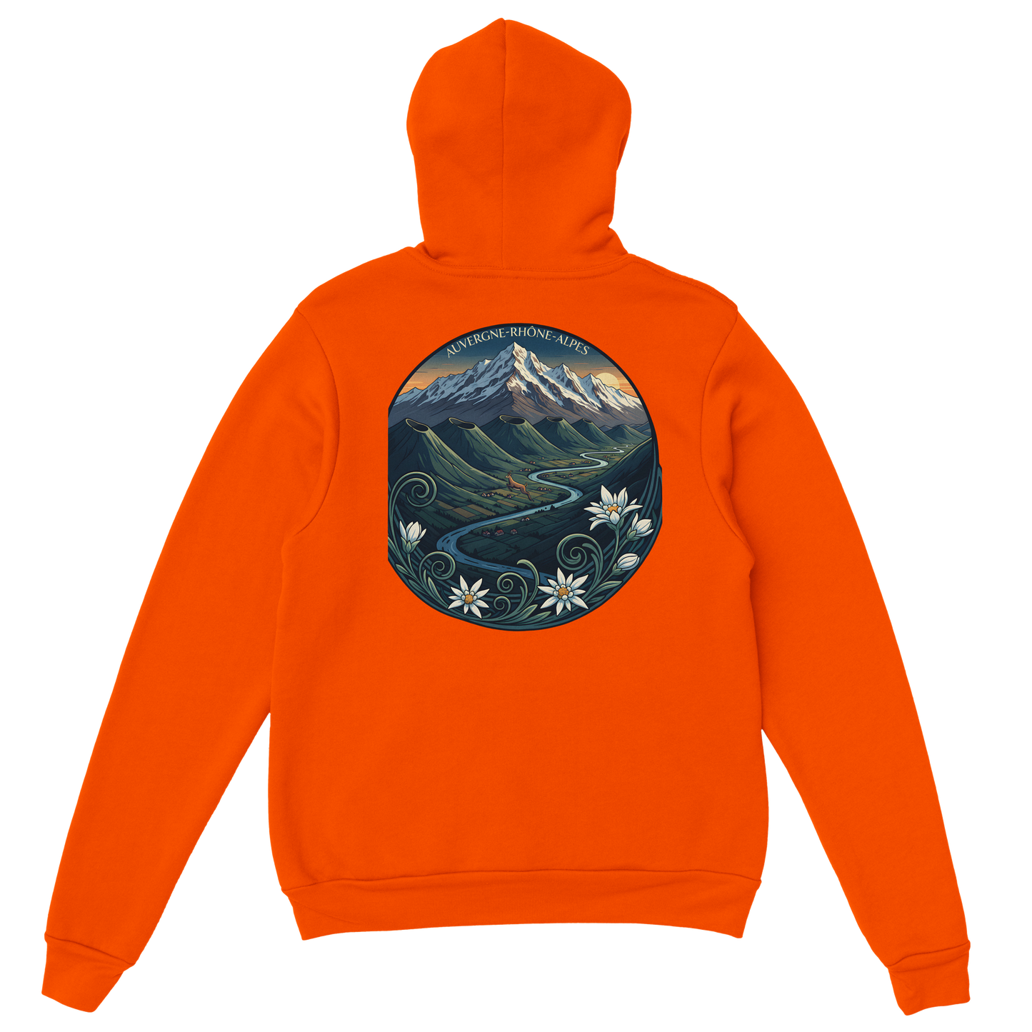 Klassischer Unisex-Kapuzenpullover Auvergne-Rhône-Alpes | Gildan® 18500