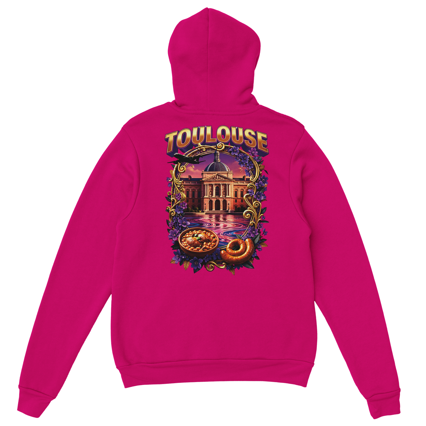 Unisex-Kapuzenpullover Toulouse Stadt Frankreich klassisch | Gildan® 18500