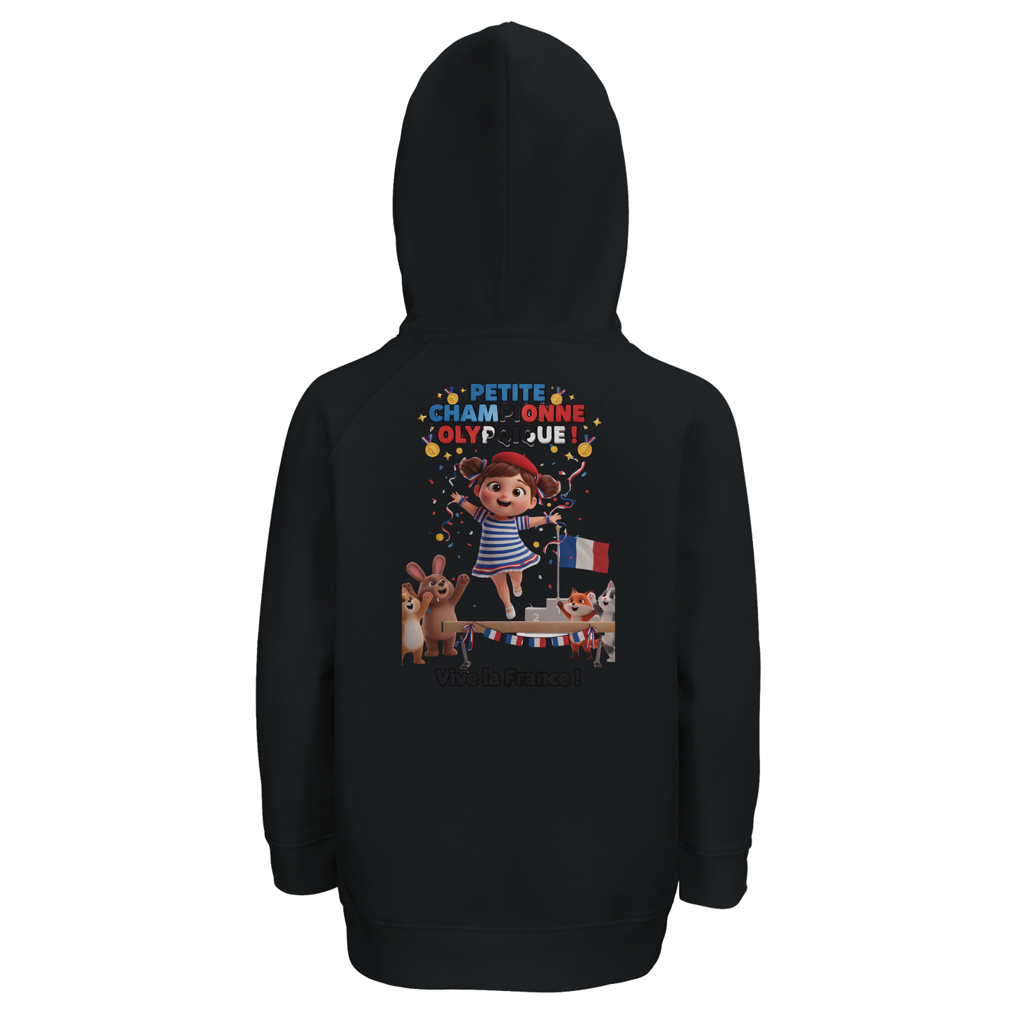 Girls' hooded sweatshirt little Olympic champion organic | SOL'S Stellar Kids 03576