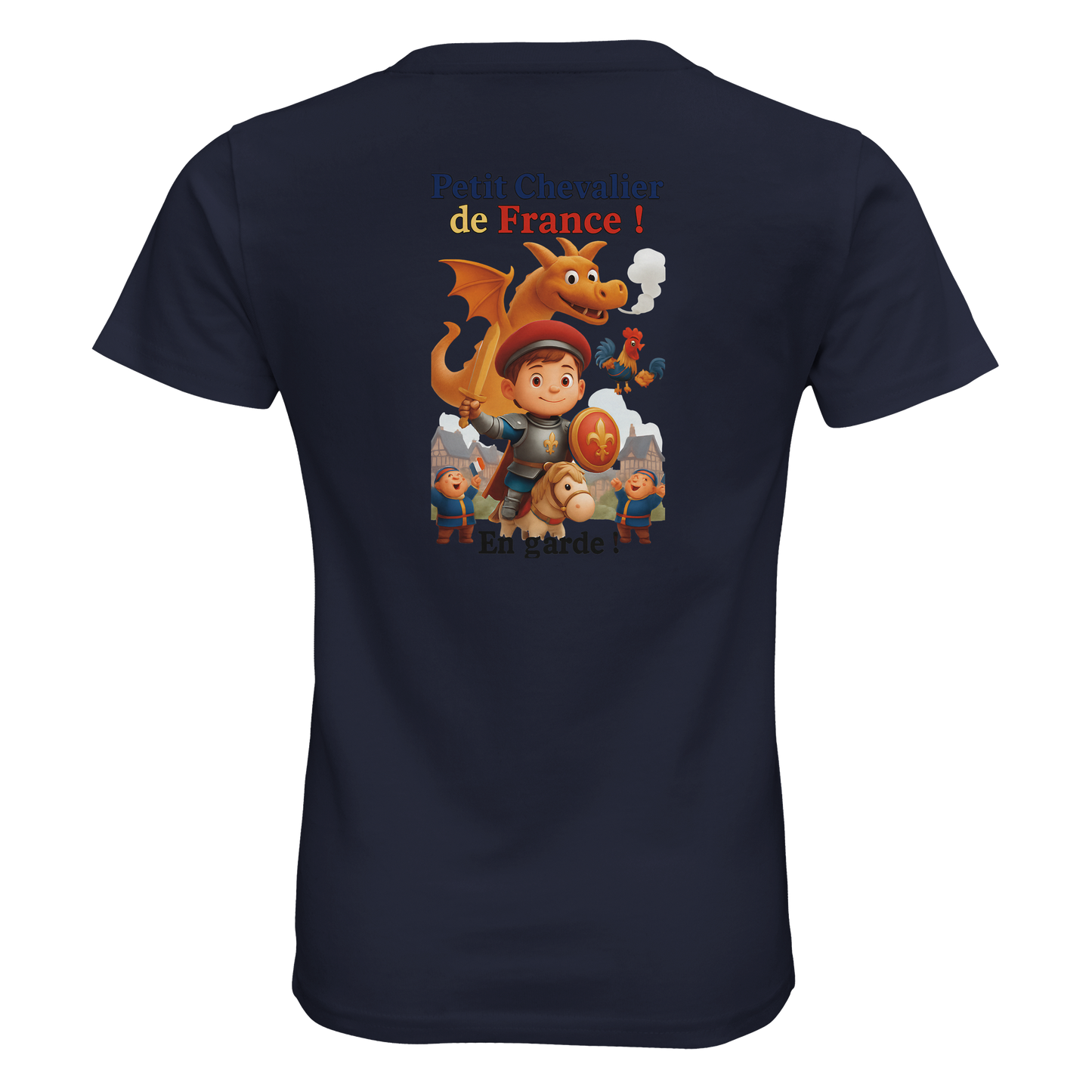 T-Shirt Jungen kleiner Ritter Frankreichs, aus Bio-Baumwolle, schmal geschnitten | SOL'S Pioneer Kids 03578