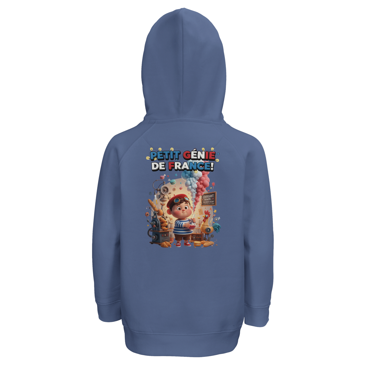 Kapuzenpullover für Jungen „Kleines Genie“ Französisch bio | SOL'S Stellar Kids 03576