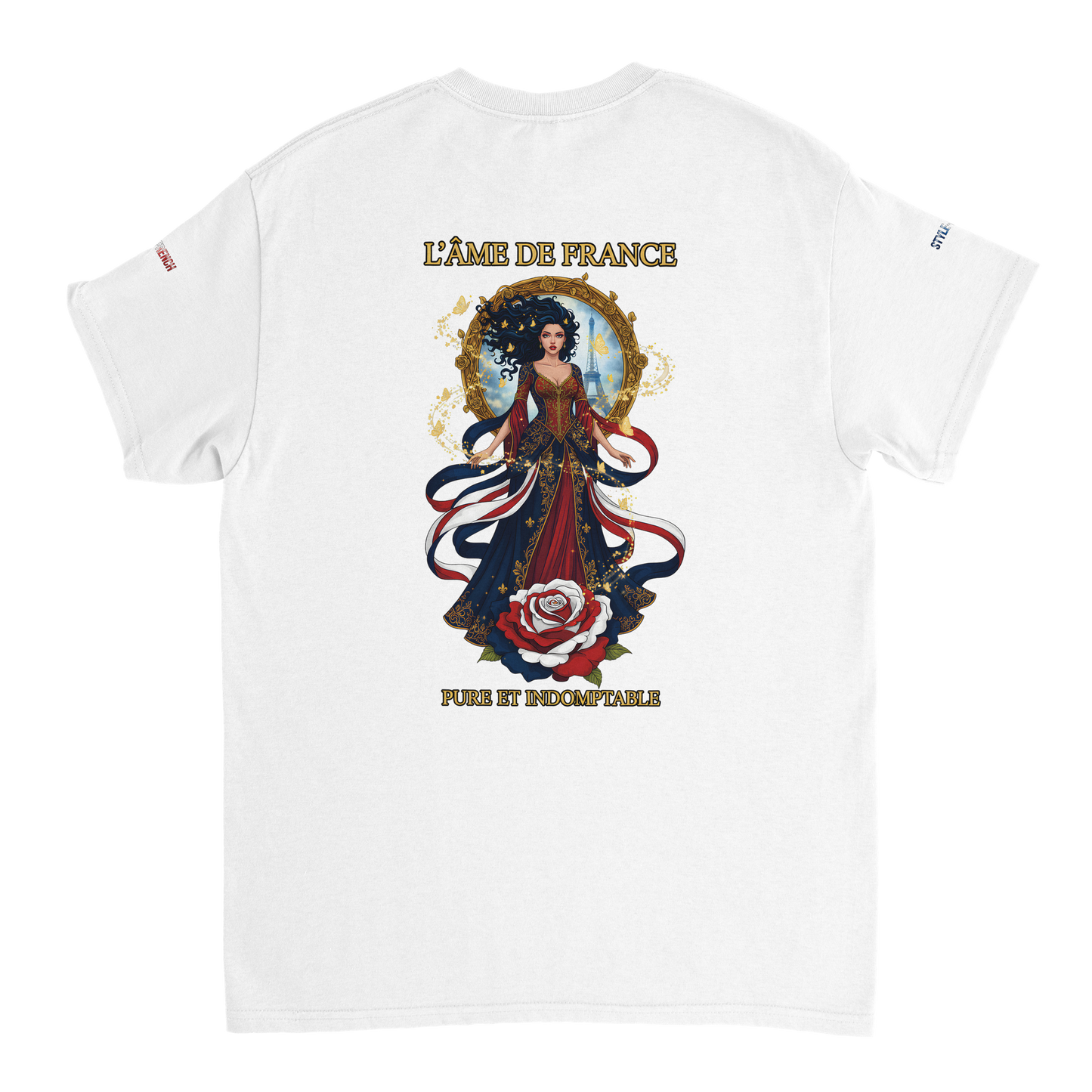 Women's T-shirt The Soul of France French Style Heavyweight Crewneck | Gildan® 5000