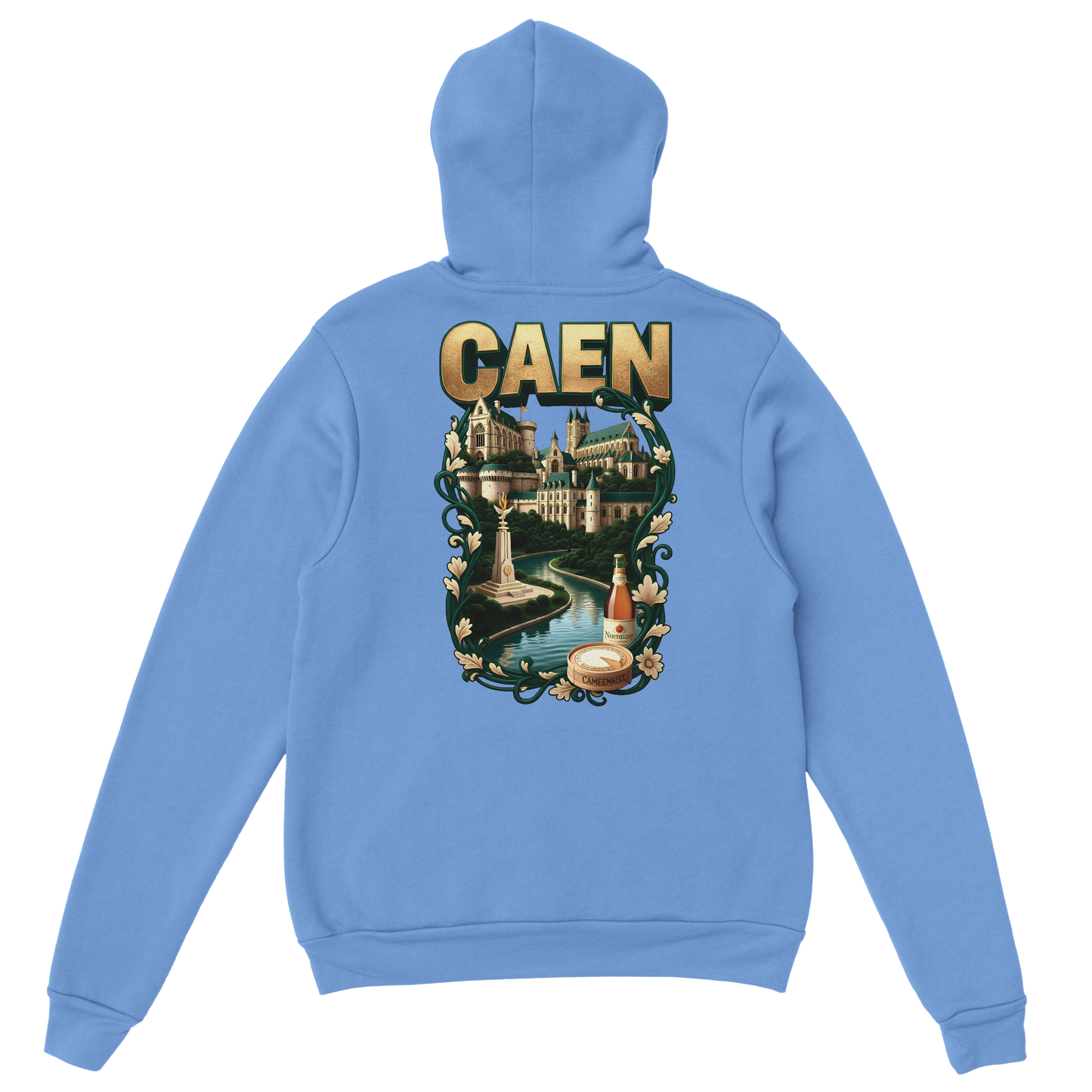 Kapuzenpullover "Caen, Stadt Frankreichs" Unisex Klassiker | Gildan® 18500
