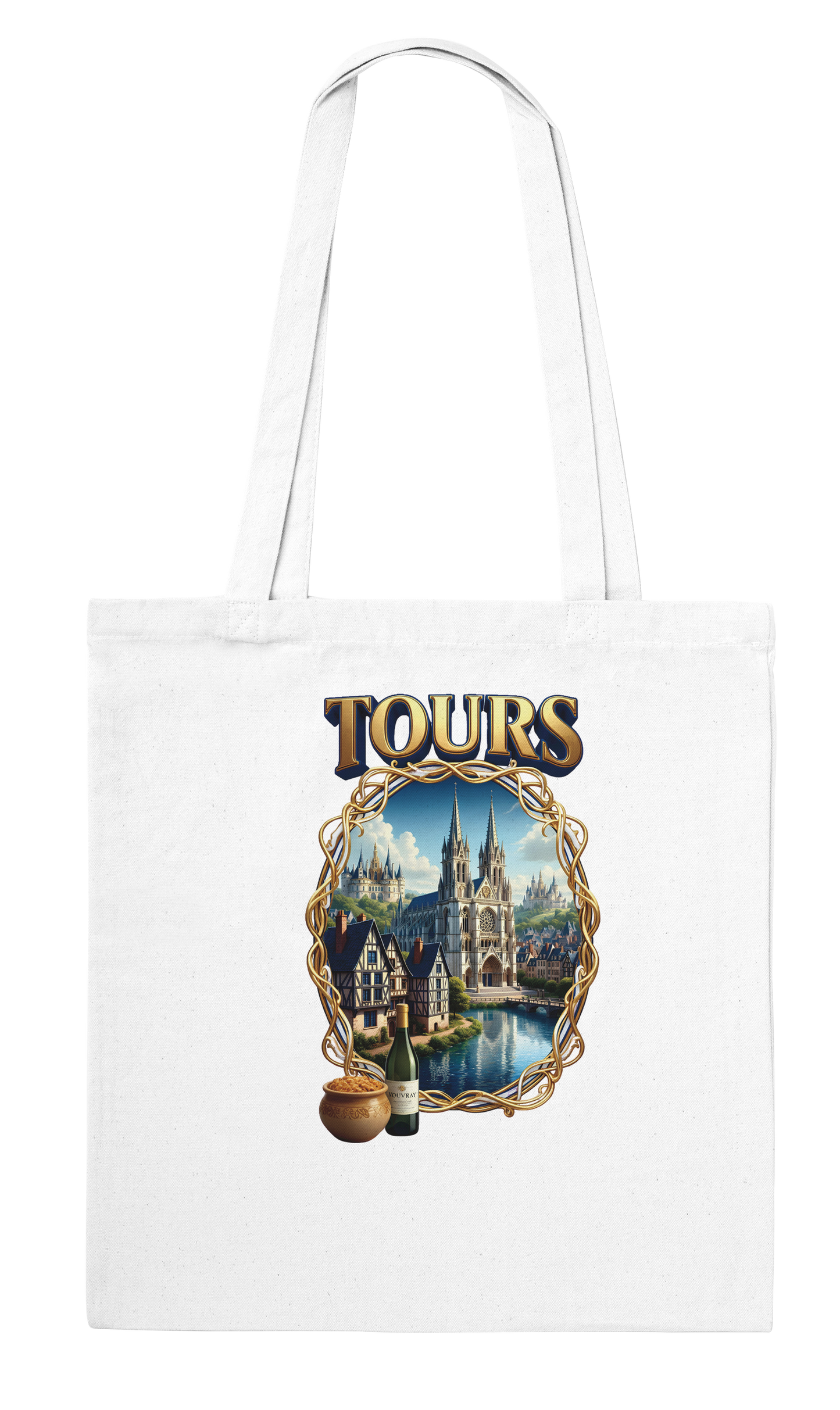 Stoffbeutel Tours, Stadt in Frankreich