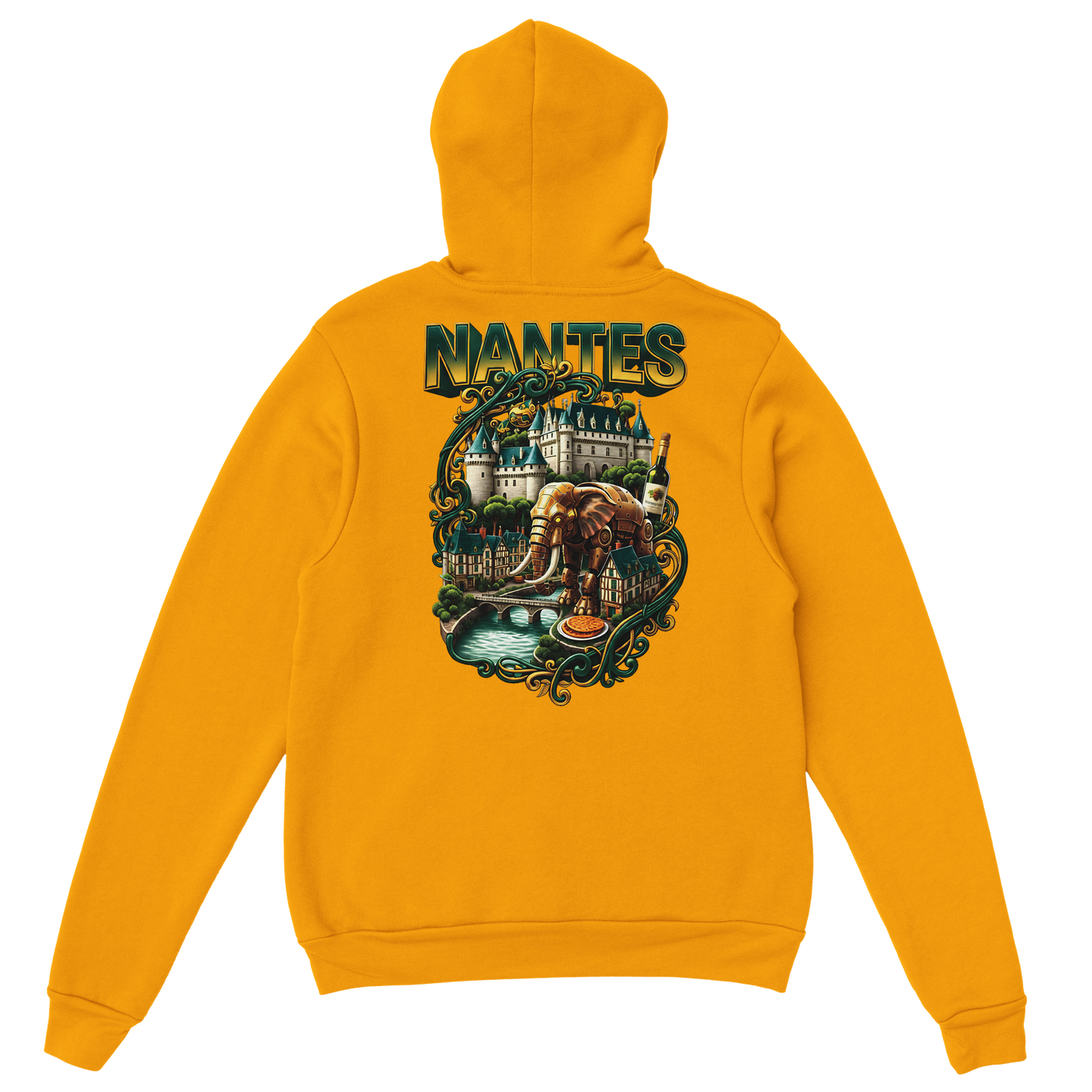 Unisex-Kapuzenpullover Nantes Stadt Frankreich klassisch | Gildan® 18500