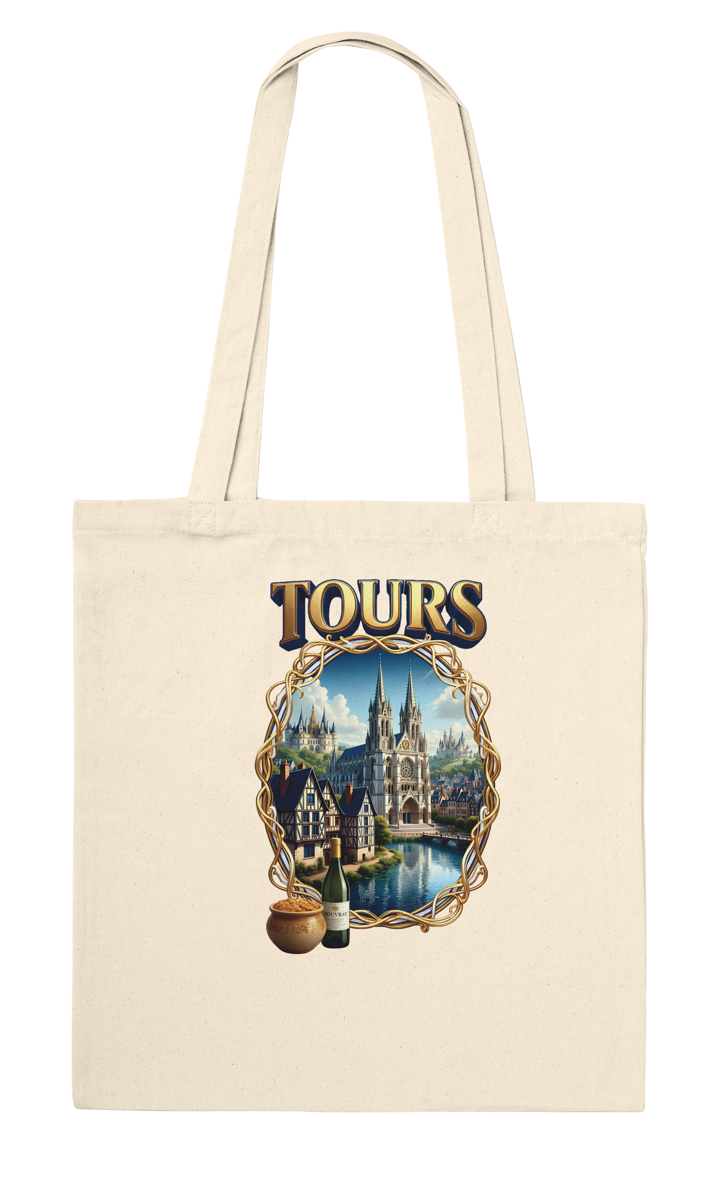 Stoffbeutel Tours, Stadt in Frankreich