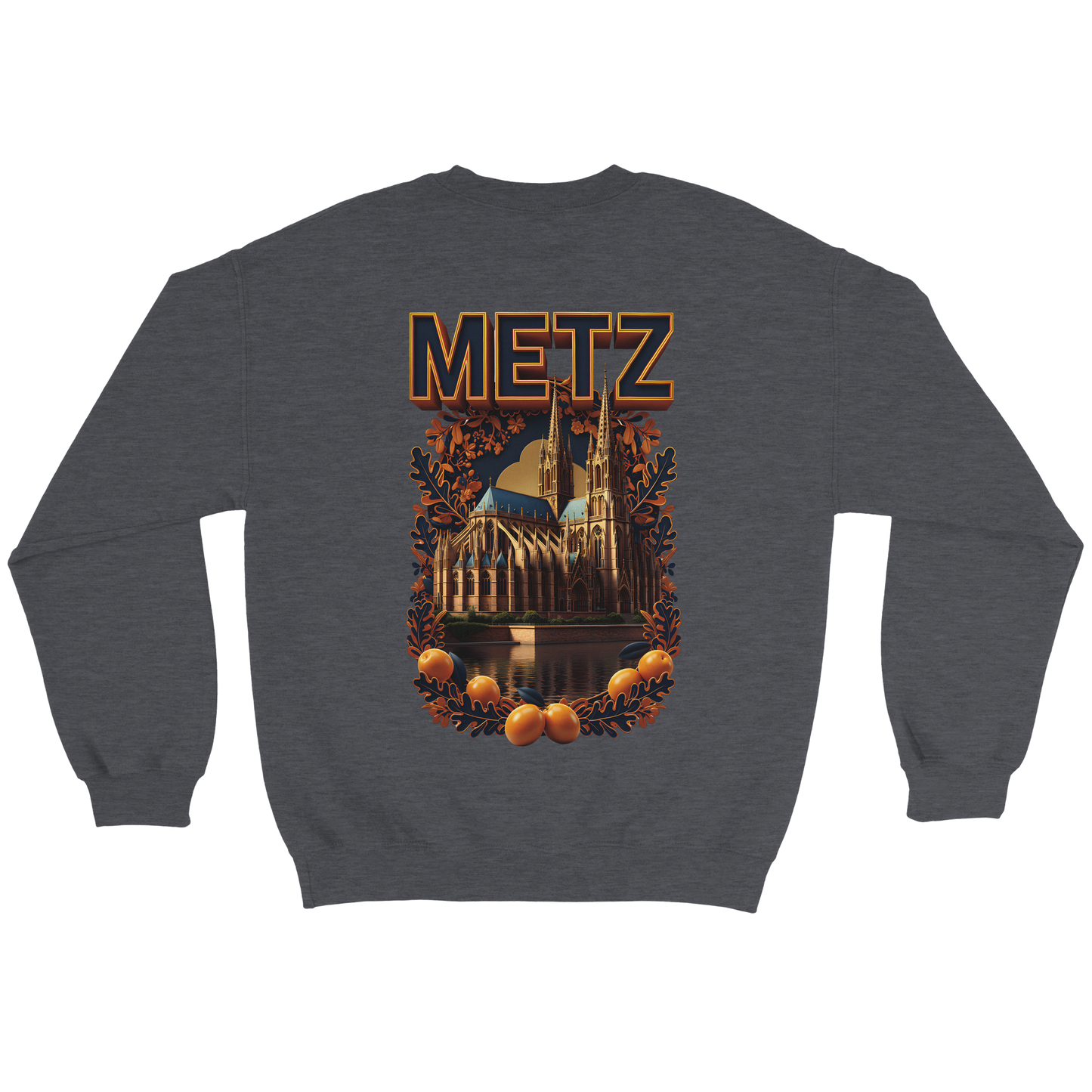 Unisex Sweatshirt Metz France City Classic Crewneck | Gildan® 18000