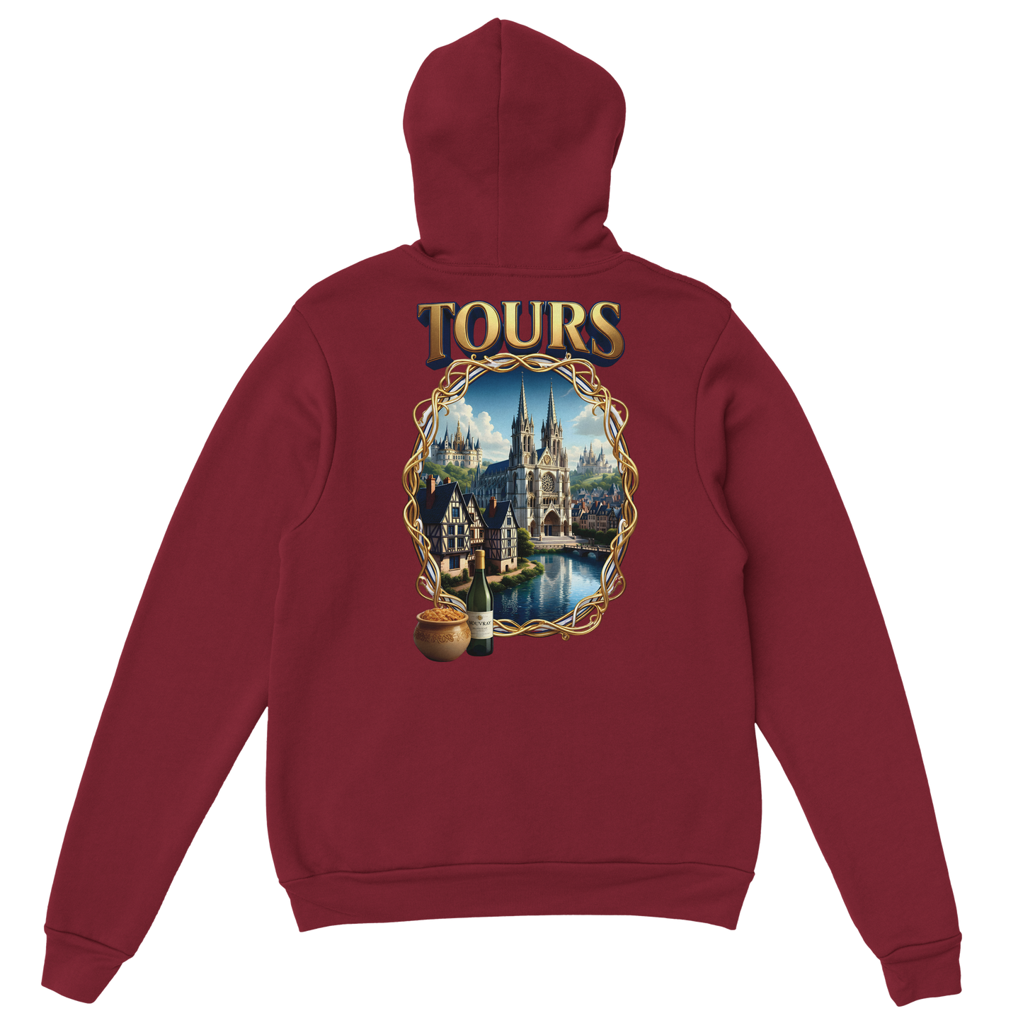 Unisex Tours city of France classic hoodie | Gildan® 18500