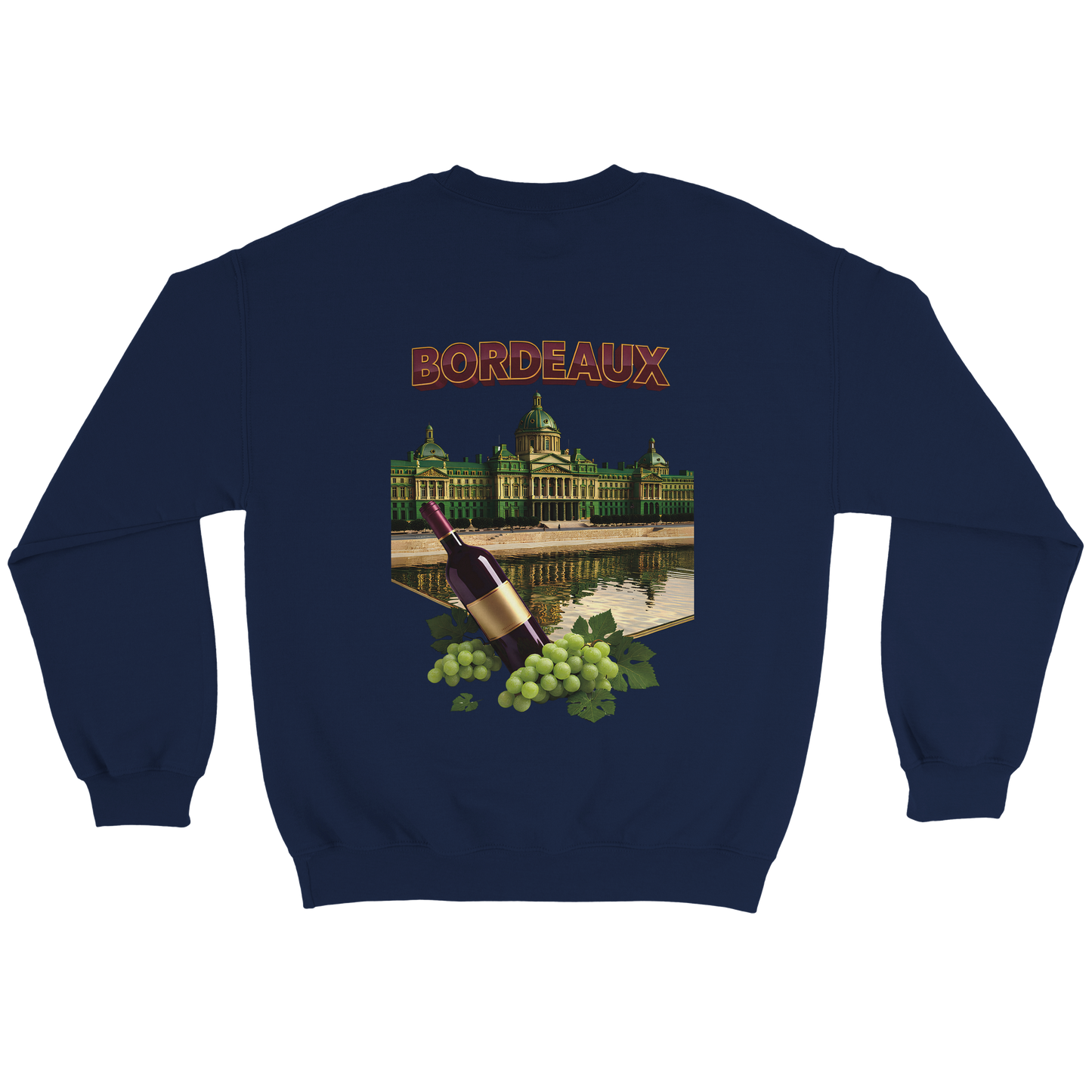 Unisex city burgundy classic crewneck sweatshirt | Gildan® 18000