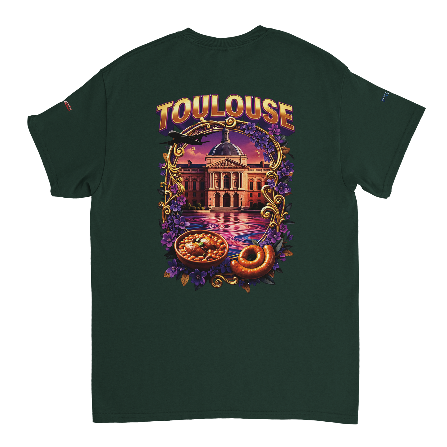 - Unisex Toulouse city of France heavy crewneck t-shirt | Gildan® 5000