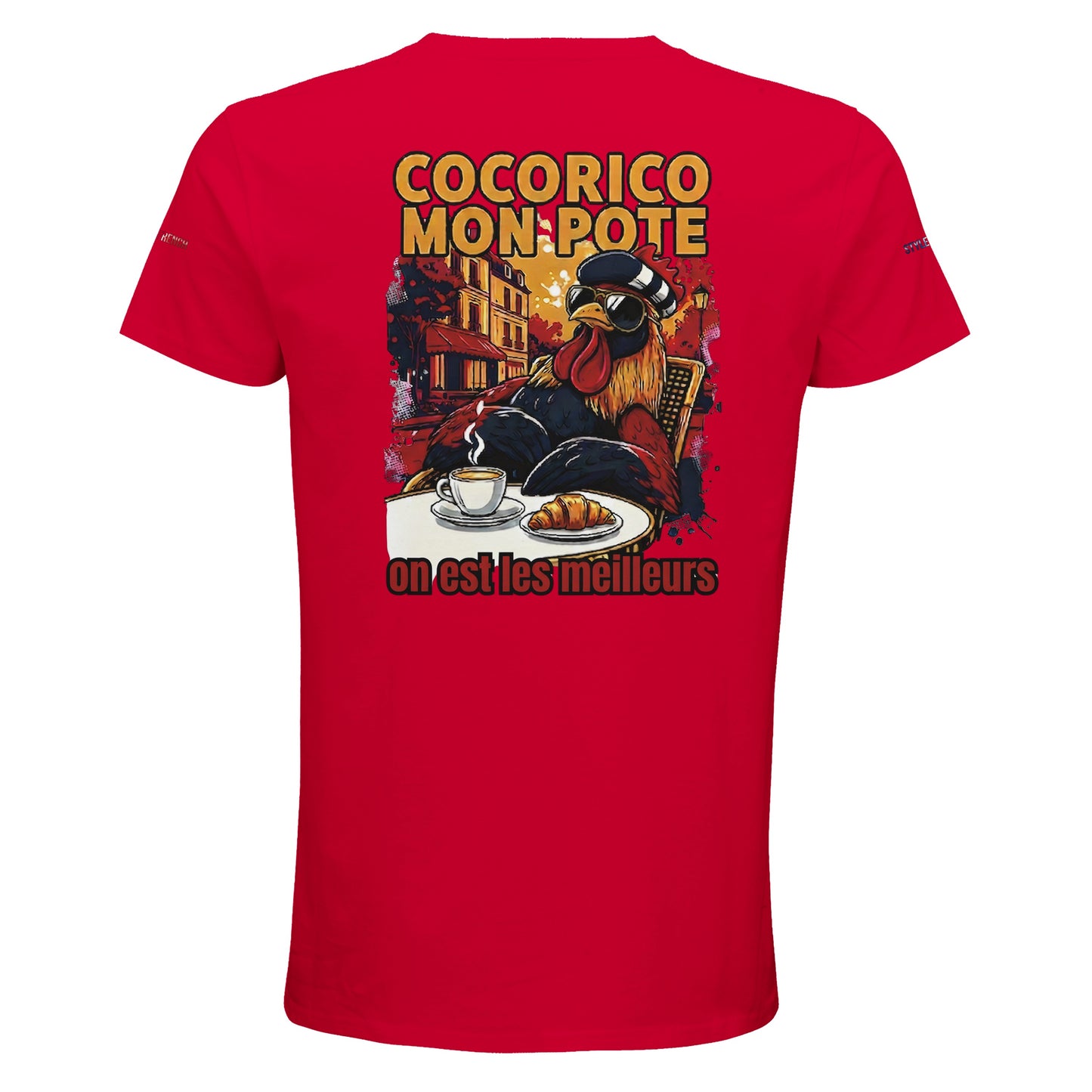 T-Shirt Cocorico Wir sind die Besten  Herren French Style  Bio Fitted | SOL'S Pioneer Men 03565