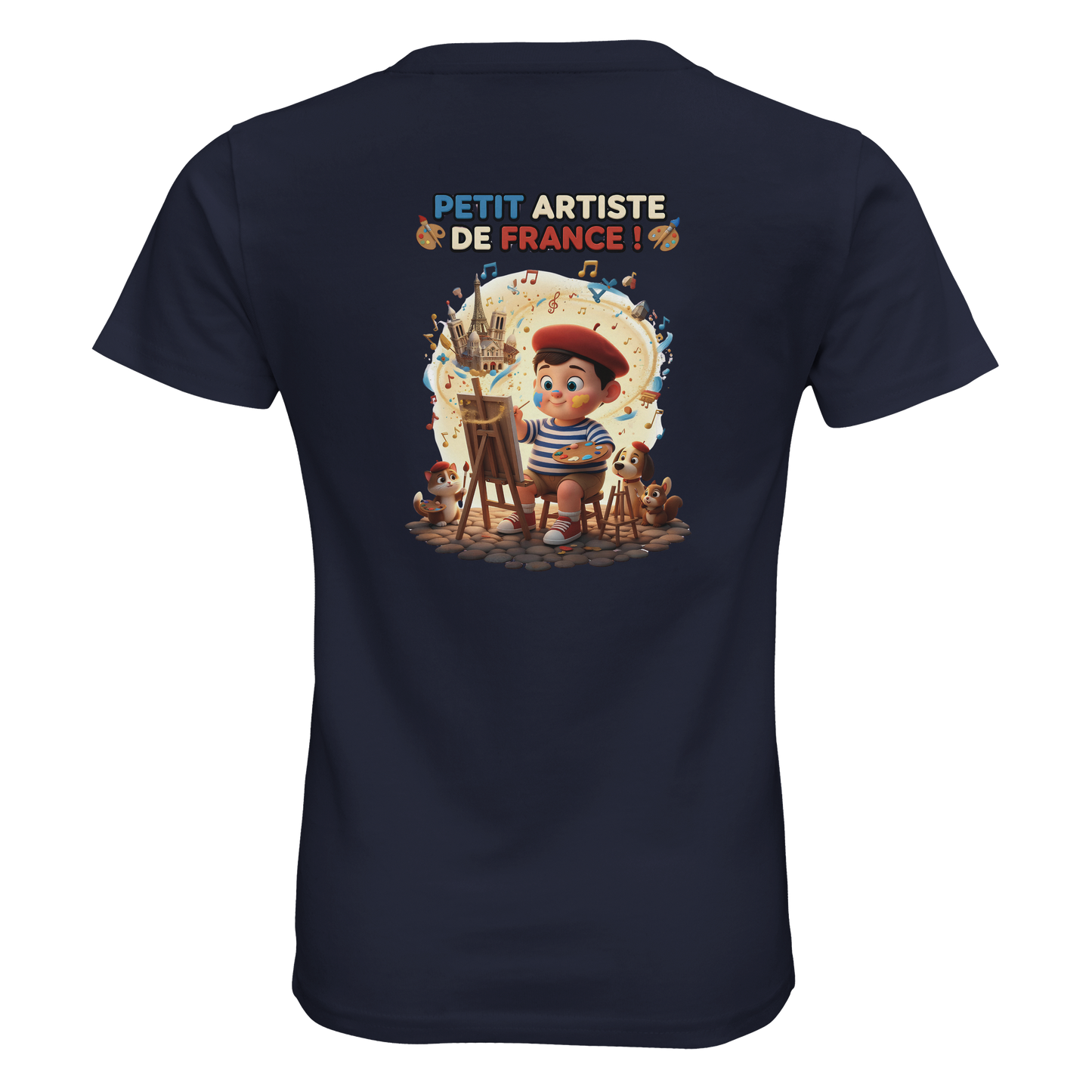 T-Shirt Junge kleiner Künstler aus Frankreich | SOL'S Pioneer Kids 03578