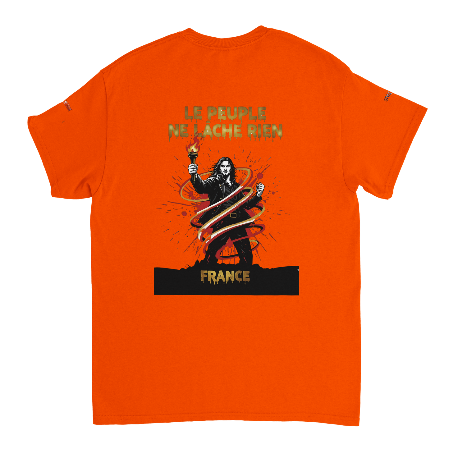 T-shirt Homme Le Peuple Ne Lâche Rien - Coton Premium