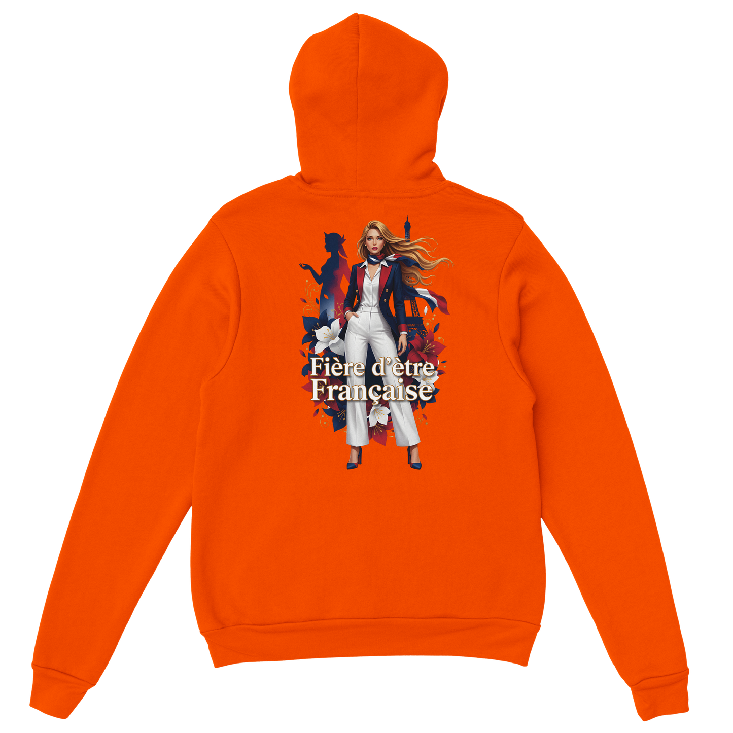 Sweat à capuche fière d'être française   – Doux, chaud et confortable pour l'hiver