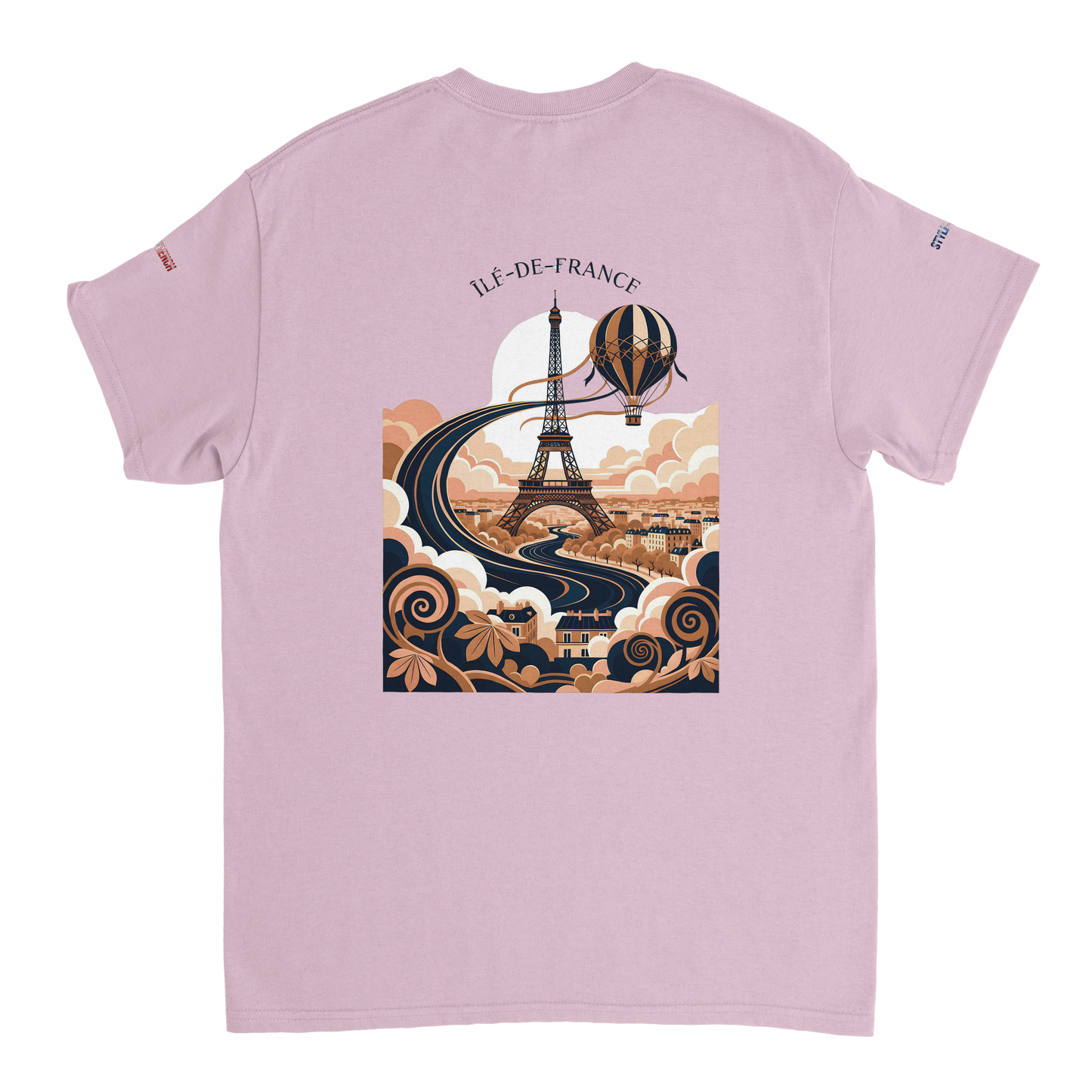 Unisex T-Shirt Île-de-France dick rundhals | Gildan® 5000