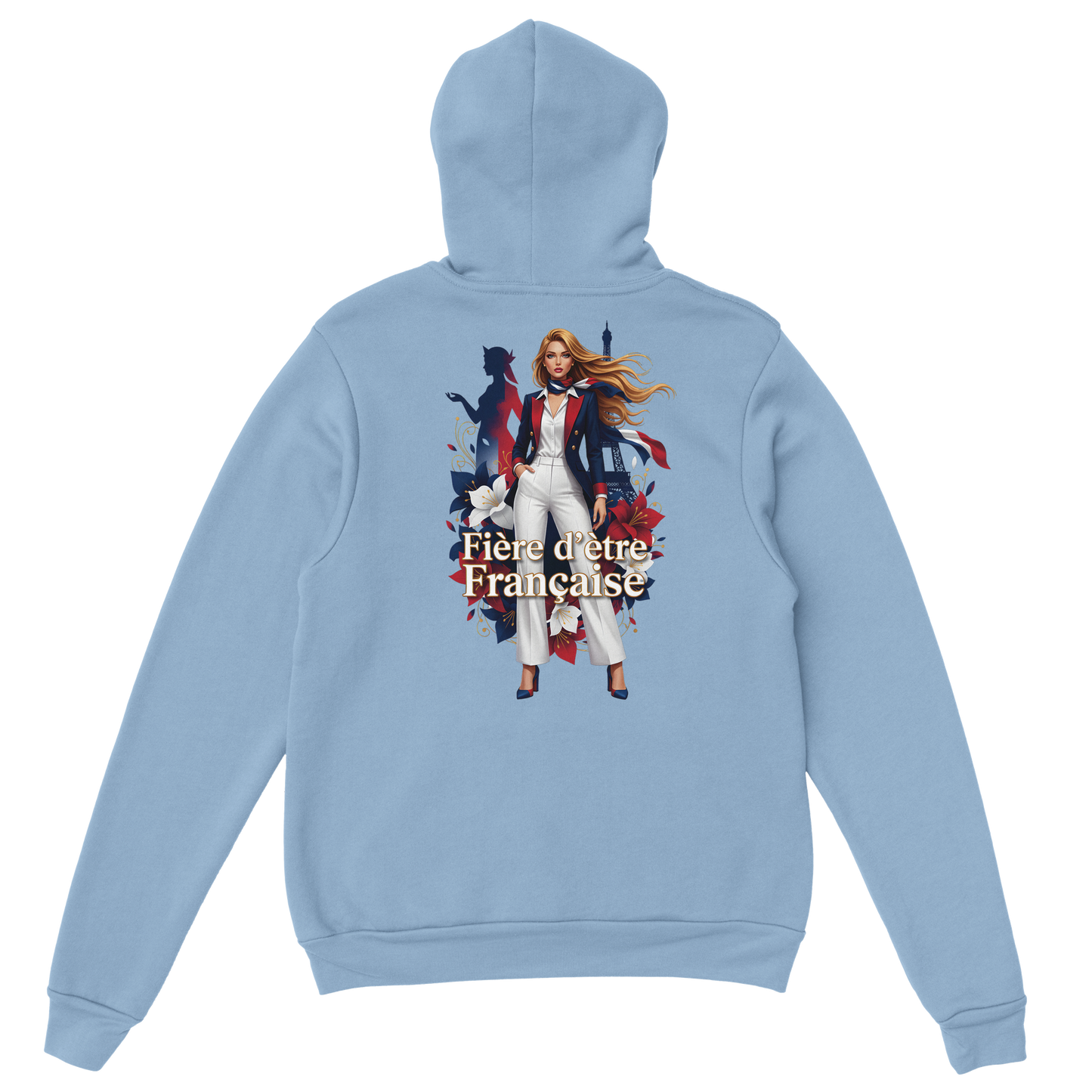 Sweat à capuche fière d'être française   – Doux, chaud et confortable pour l'hiver