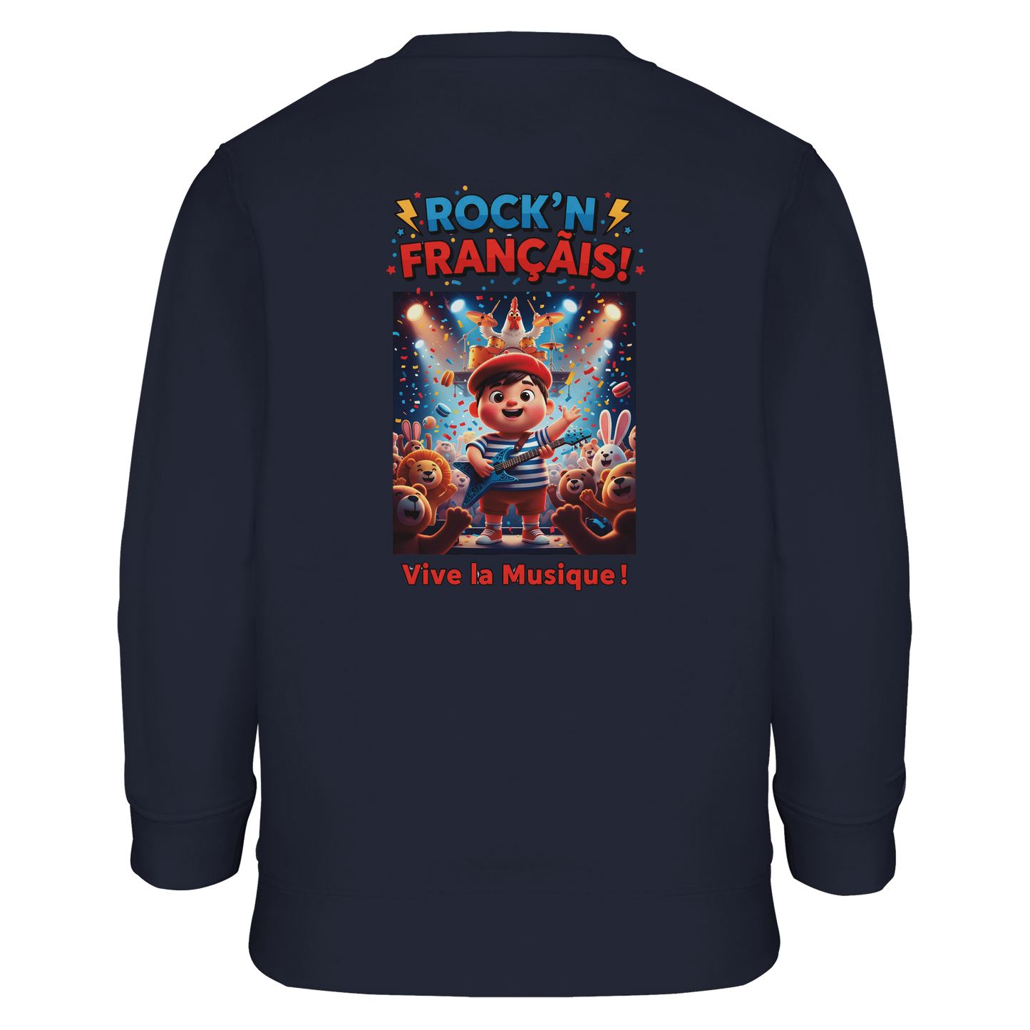 Jungen Sweatshirt Rock'n Français Mischgewebe recycelt | SOL'S Columbia Kids 04239