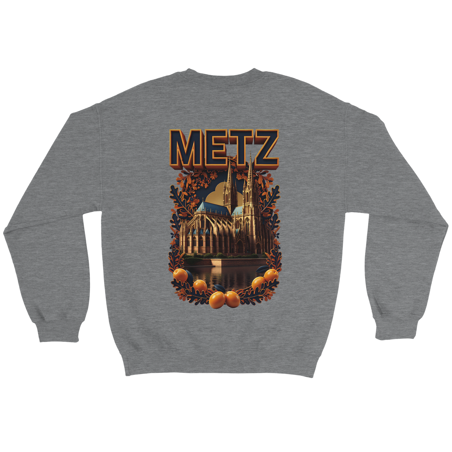 Unisex Sweatshirt Metz France City Classic Crewneck | Gildan® 18000