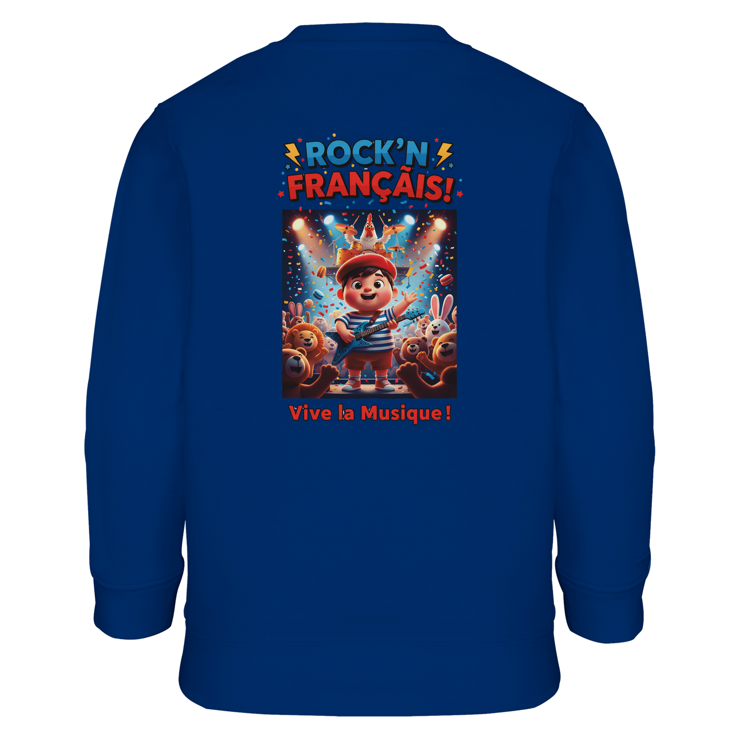 Jungen Sweatshirt Rock'n Français Mischgewebe recycelt | SOL'S Columbia Kids 04239
