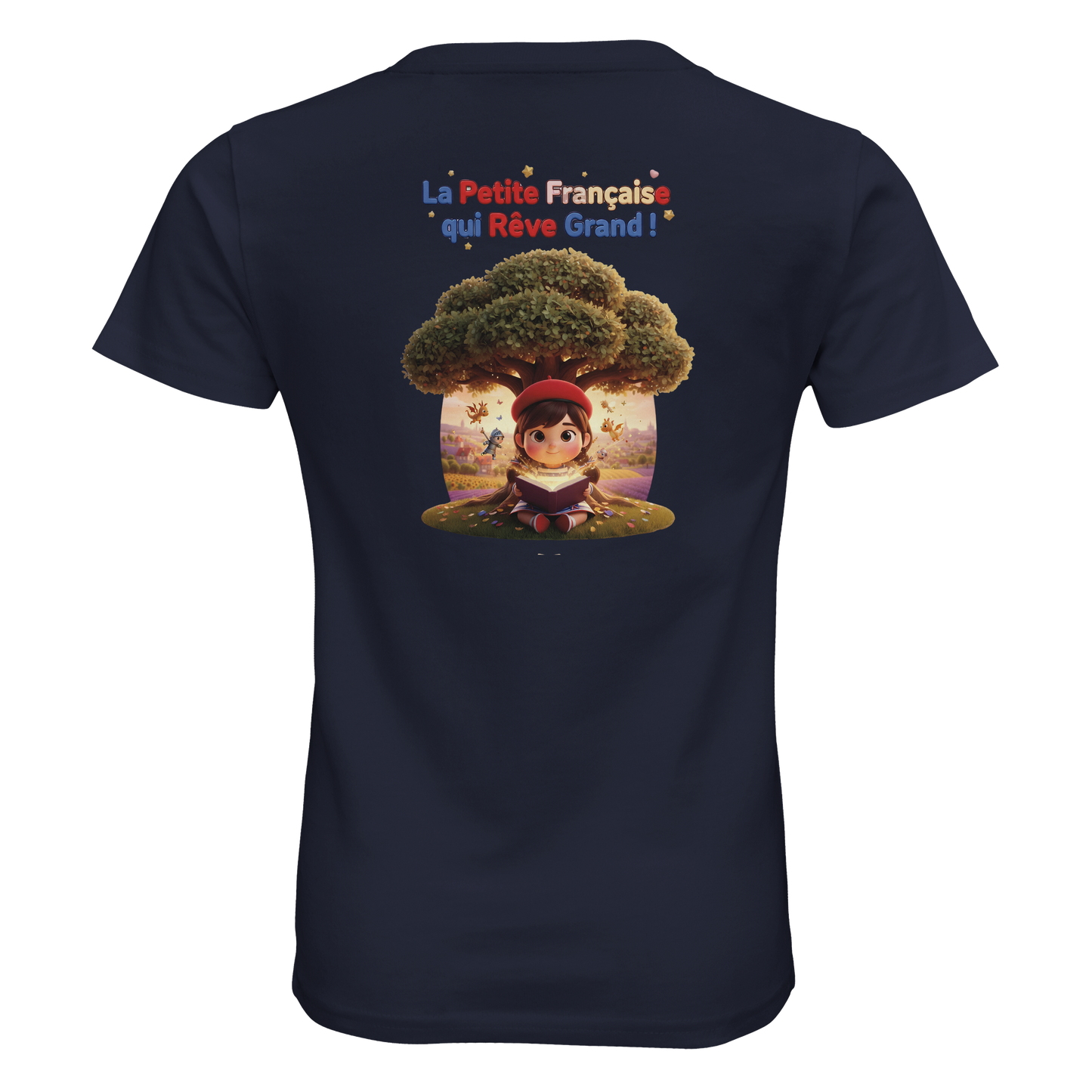 T-Shirt Mädchen French Style die kleine Französin, die groß träumt bio tailliert | SOL'S Pioneer Kids 03578