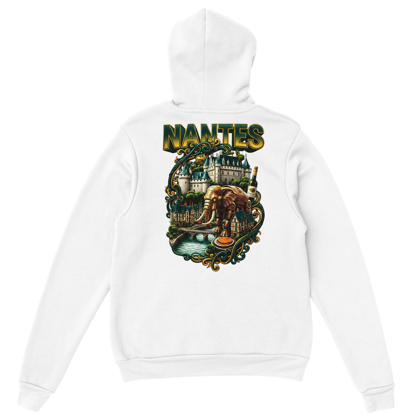 Unisex-Kapuzenpullover Nantes Stadt Frankreich klassisch | Gildan® 18500