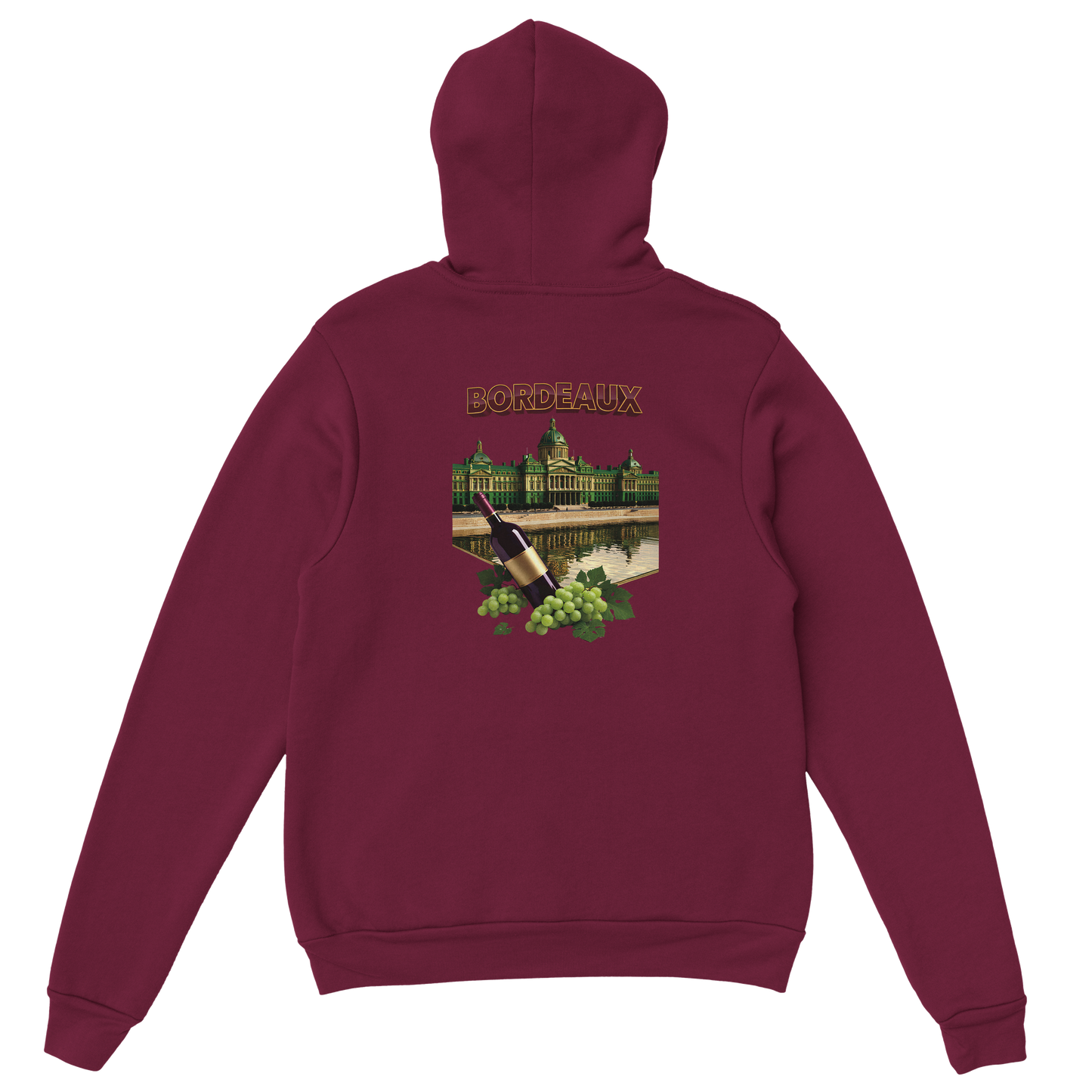 Unisex-Hoodie Bordeaux Stadt Frankreich klassisch | Gildan® 18500