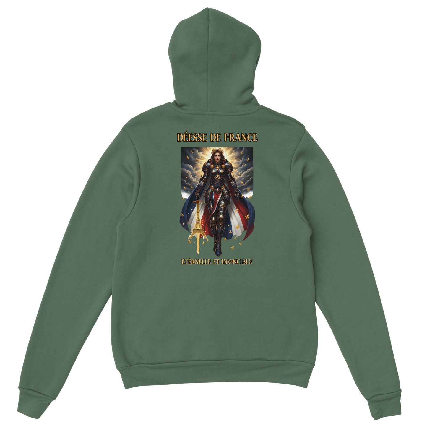 Damen-Kapuzenpullover „French Goddess“ im klassischen French-Stil | Gildan® 18500
