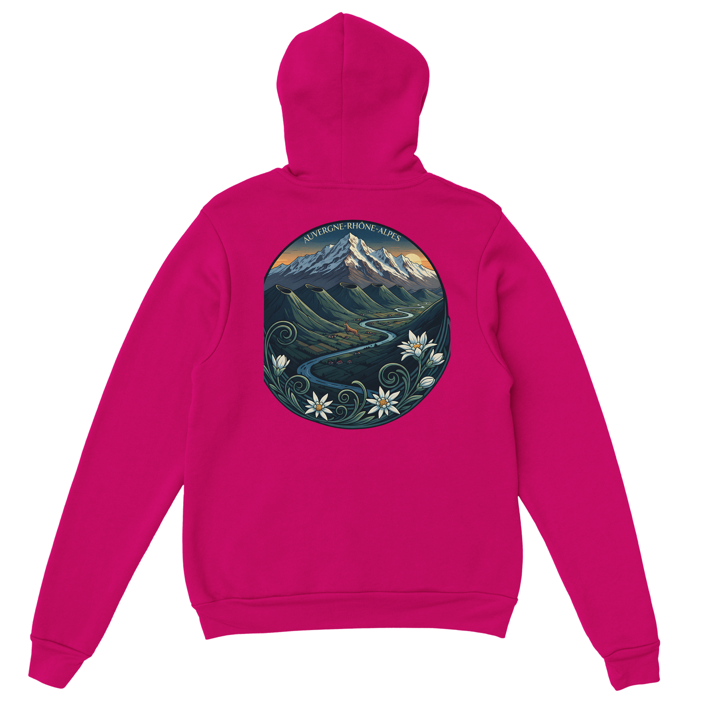 Klassischer Unisex-Kapuzenpullover Auvergne-Rhône-Alpes | Gildan® 18500