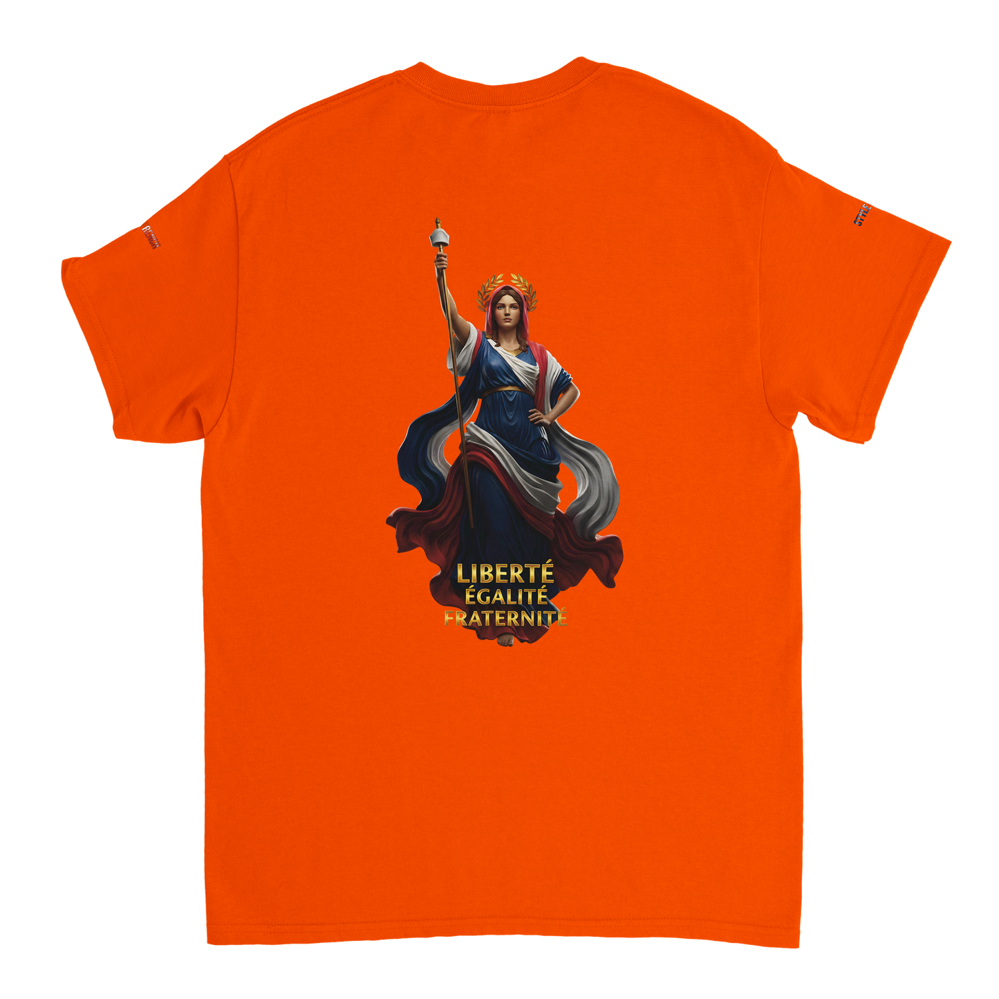 T-Shirt femme  France Patriote   - Coton Premium - Coupe Classique