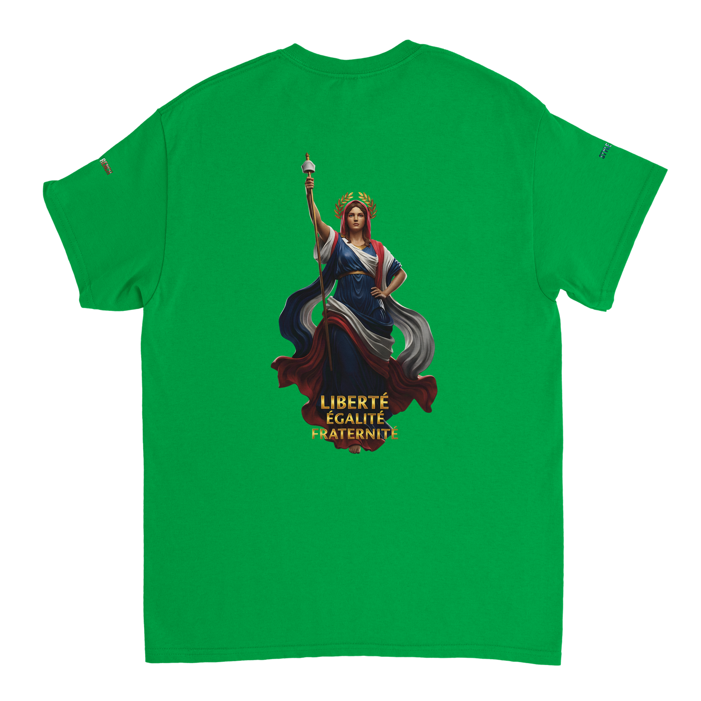 T-Shirt femme  France Patriote   - Coton Premium - Coupe Classique