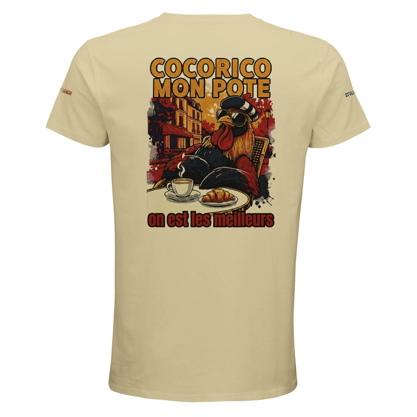 T-Shirt Cocorico Wir sind die Besten  Herren French Style  Bio Fitted | SOL'S Pioneer Men 03565