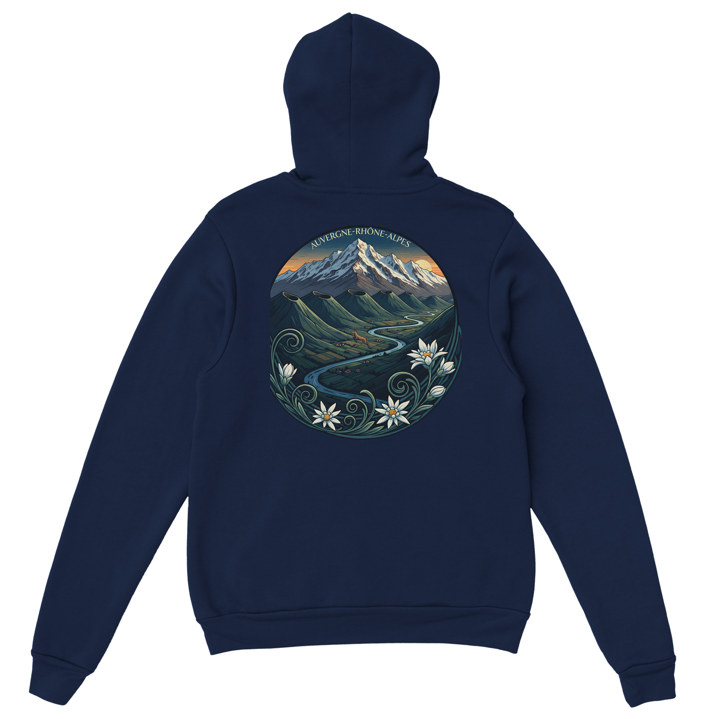 Klassischer Unisex-Kapuzenpullover Auvergne-Rhône-Alpes | Gildan® 18500