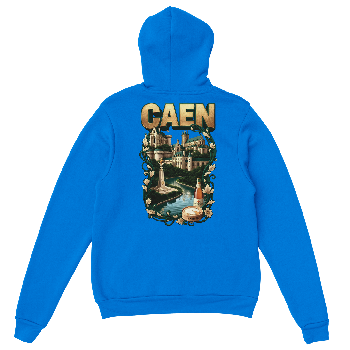 Kapuzenpullover "Caen, Stadt Frankreichs" Unisex Klassiker | Gildan® 18500