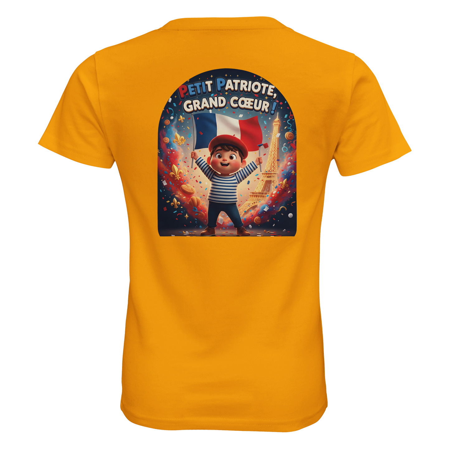 T-shirt Enfant Petit Patriote - Coton Bio Confortable