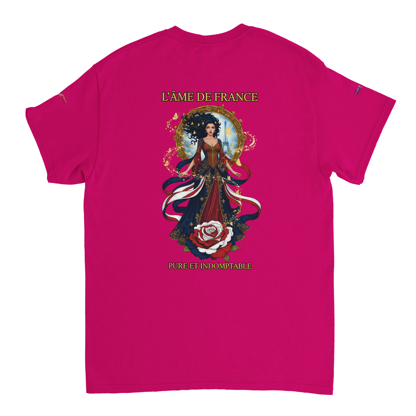 Women's T-shirt The Soul of France French Style Heavyweight Crewneck | Gildan® 5000