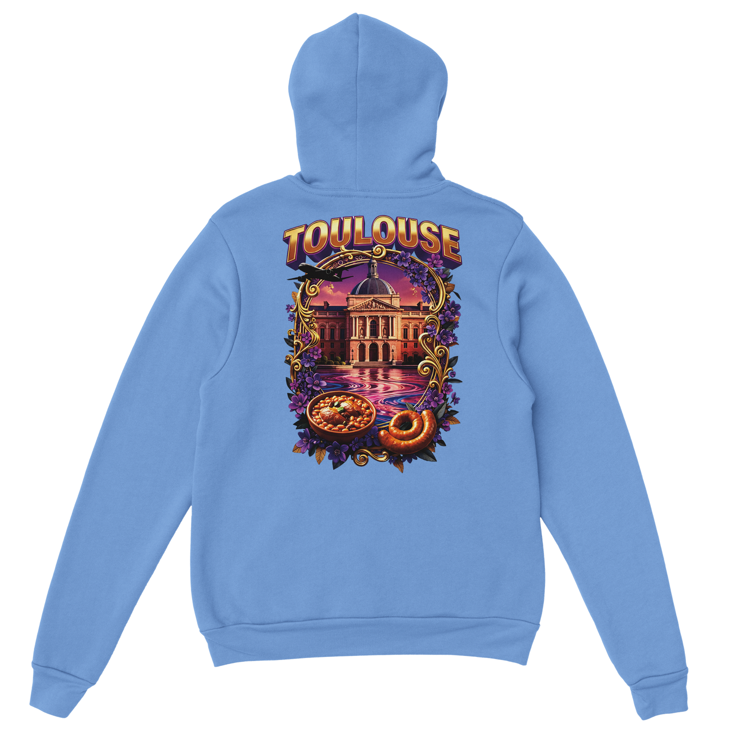 Unisex-Kapuzenpullover Toulouse Stadt Frankreich klassisch | Gildan® 18500