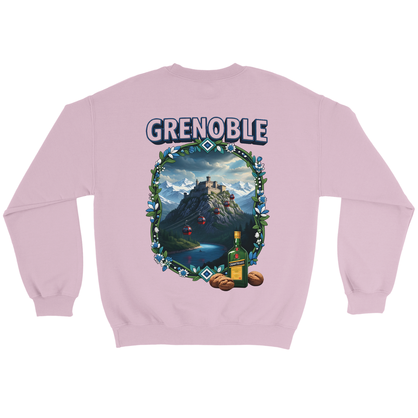 Grenoble city of France classic unisex crewneck sweatshirt | Gildan® 18000