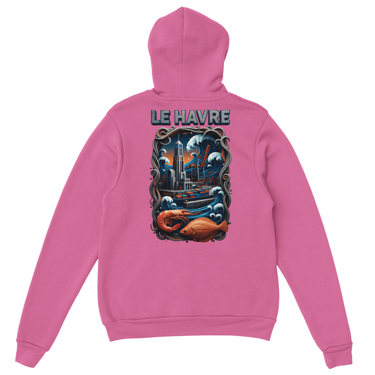 Sweat à capuche unisexe Le Havre