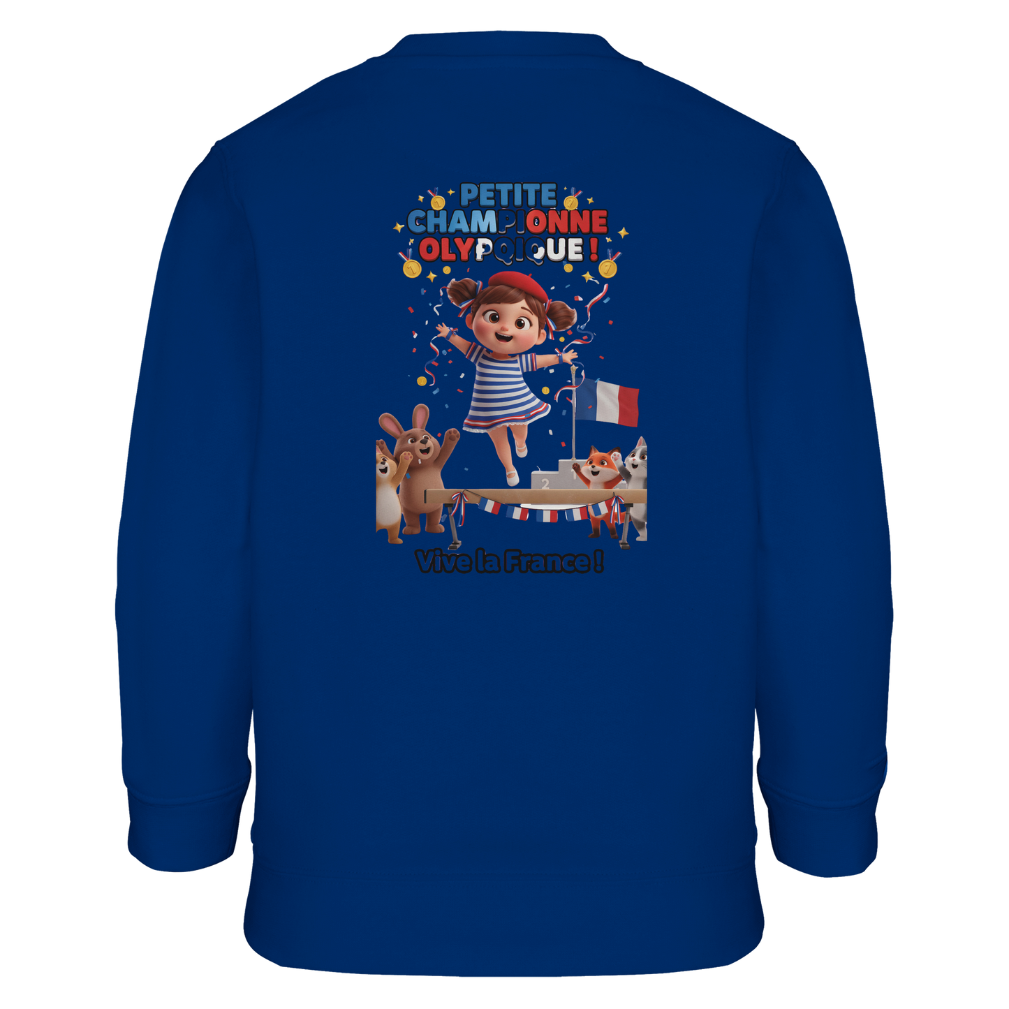 Girl's Little Olympic Champion Recycled Blend Sweatshirt | SOL'S Columbia Kids 04239