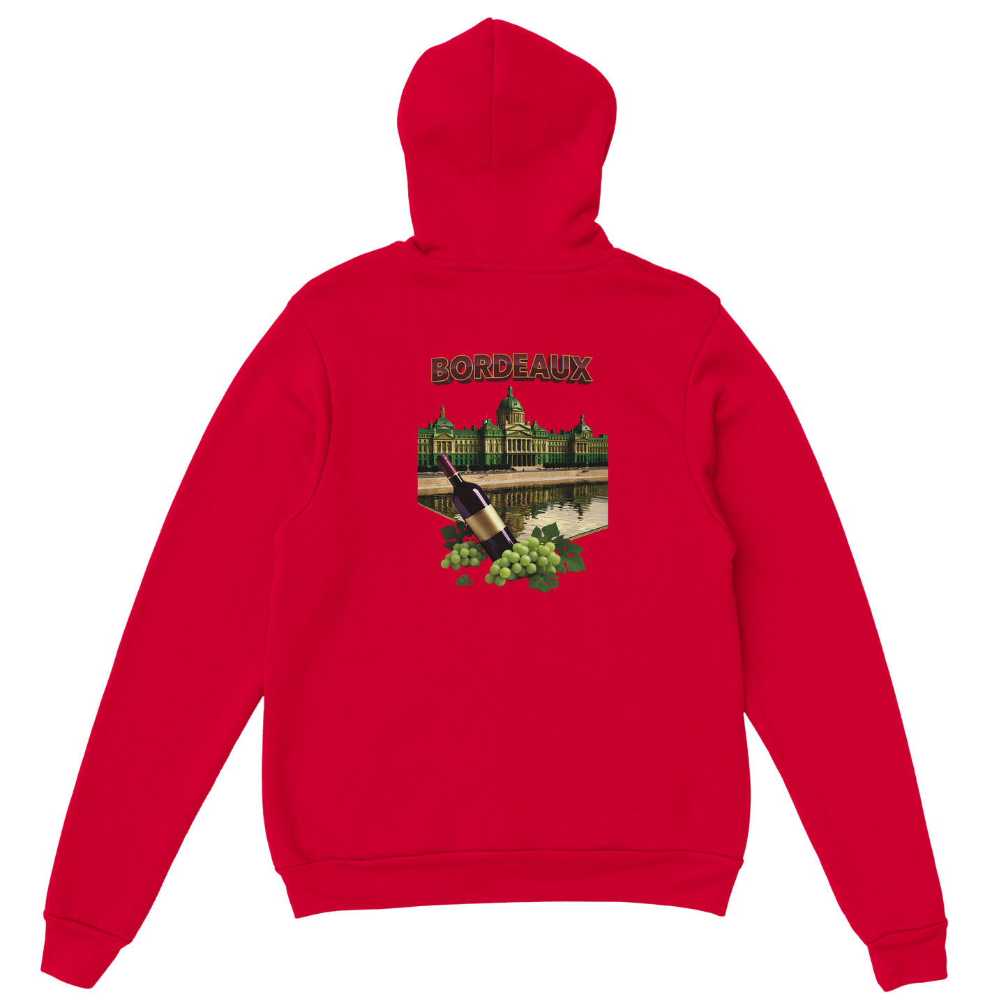Unisex-Hoodie Bordeaux Stadt Frankreich klassisch | Gildan® 18500