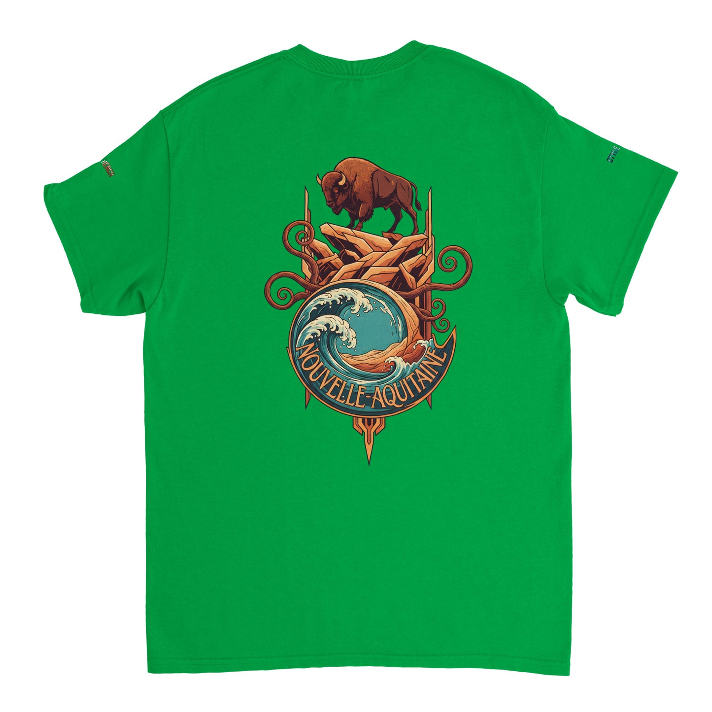 T-Shirt Neu-Aquitanien, dick, Rundhalsausschnitt | Gildan® 5000