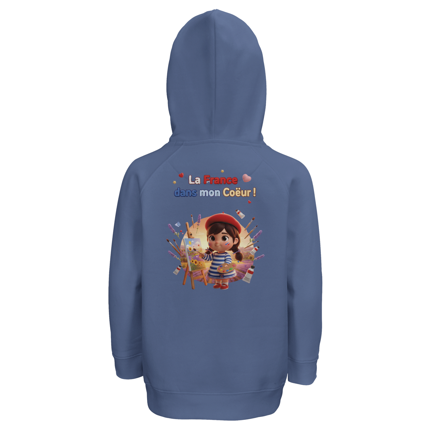 Mädchen-Kapuzenpullover style-French la France dans mon cœur Bio | SOL'S Stellar Kids 03576