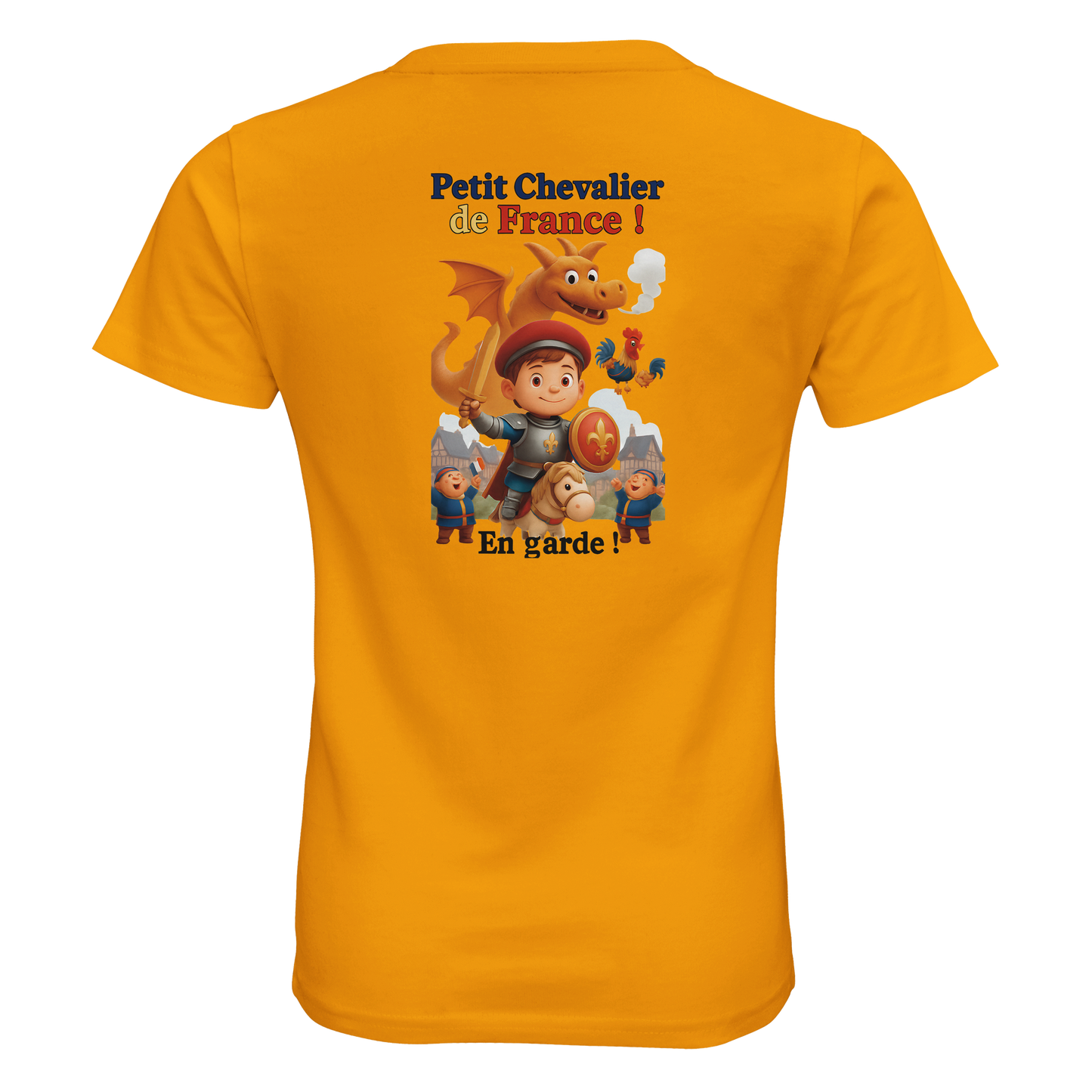 T-Shirt Jungen kleiner Ritter Frankreichs, aus Bio-Baumwolle, schmal geschnitten | SOL'S Pioneer Kids 03578