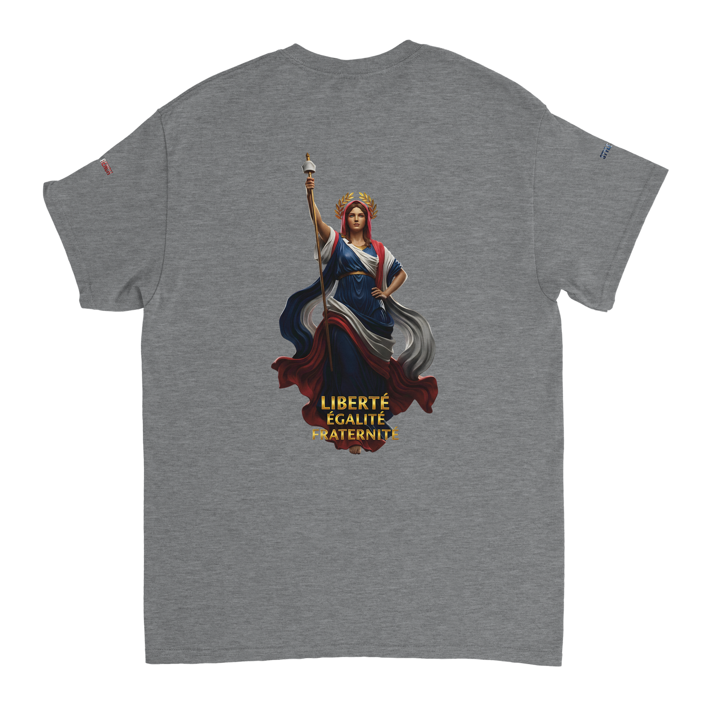 T-Shirt femme  France Patriote   - Coton Premium - Coupe Classique
