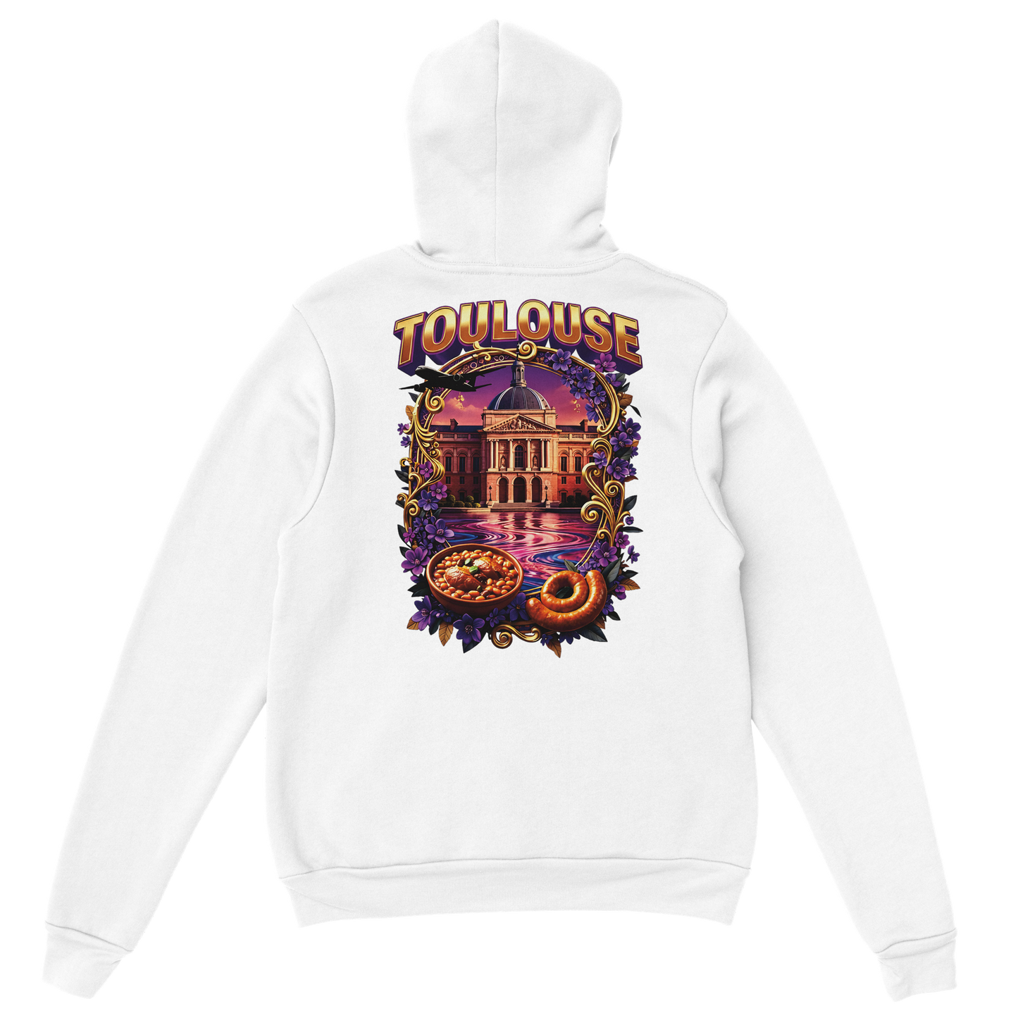 Unisex-Kapuzenpullover Toulouse Stadt Frankreich klassisch | Gildan® 18500