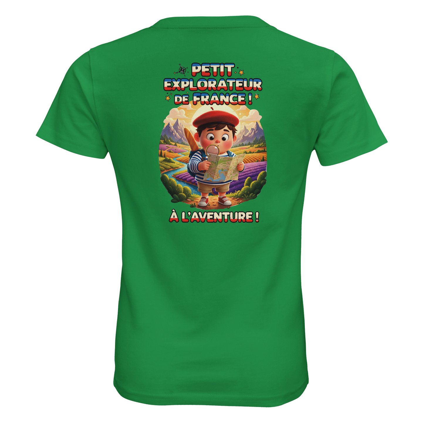 Organic fitted "Little Explorer" boy's T-shirt | SOL'S Pioneer Kids 03578