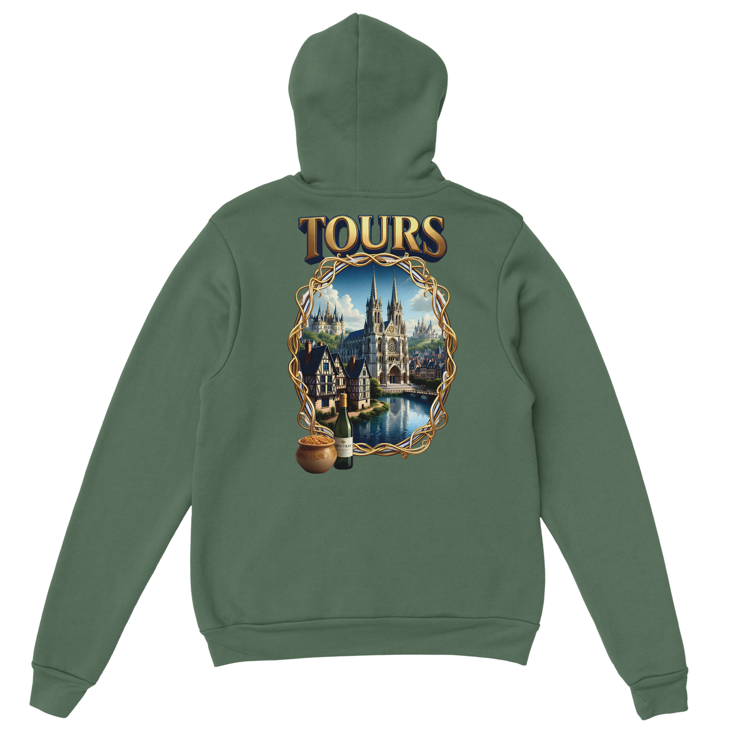 Unisex Tours city of France classic hoodie | Gildan® 18500