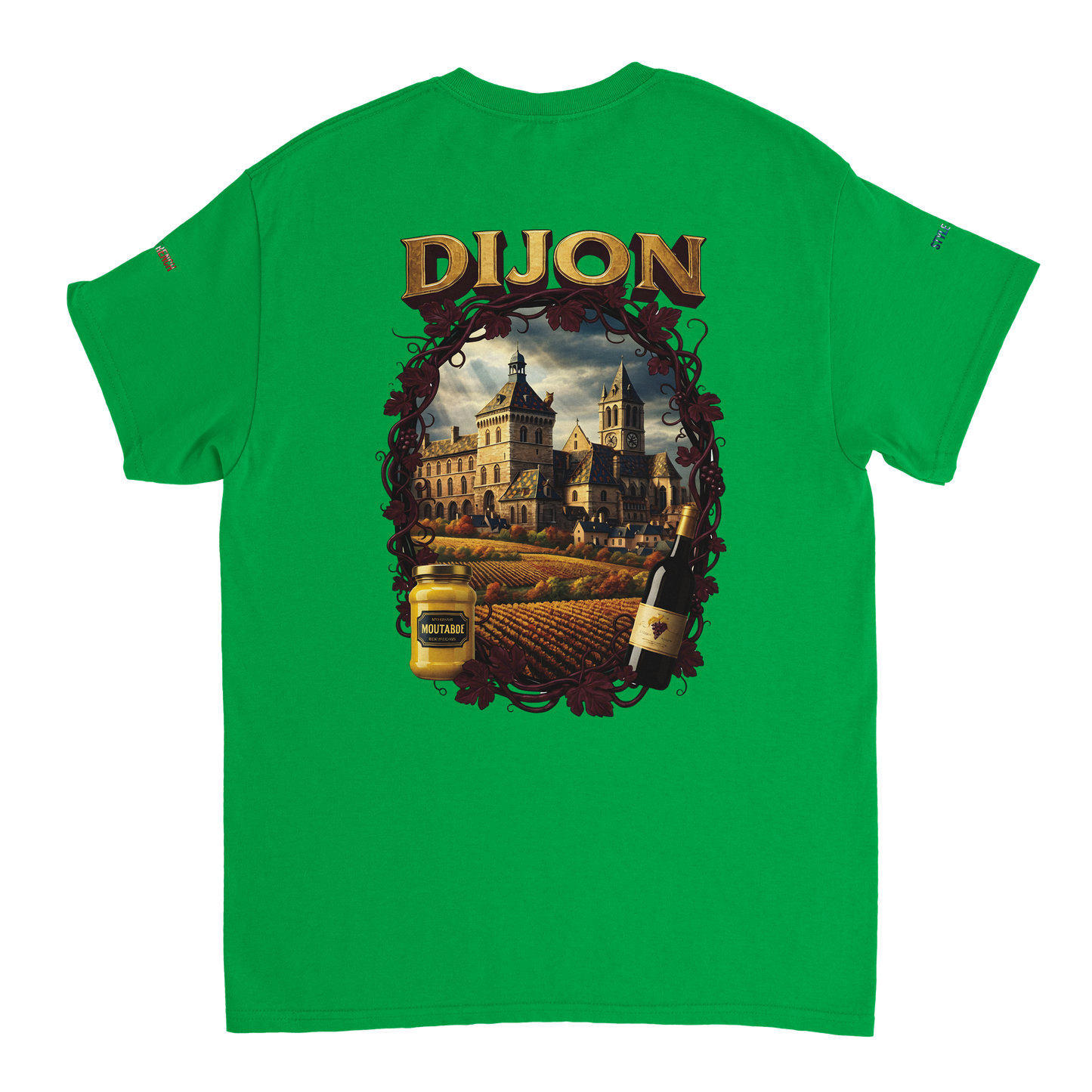 Unisex T-Shirt Dijon Stadt Frankreich dick Rundhals | Gildan® 5000