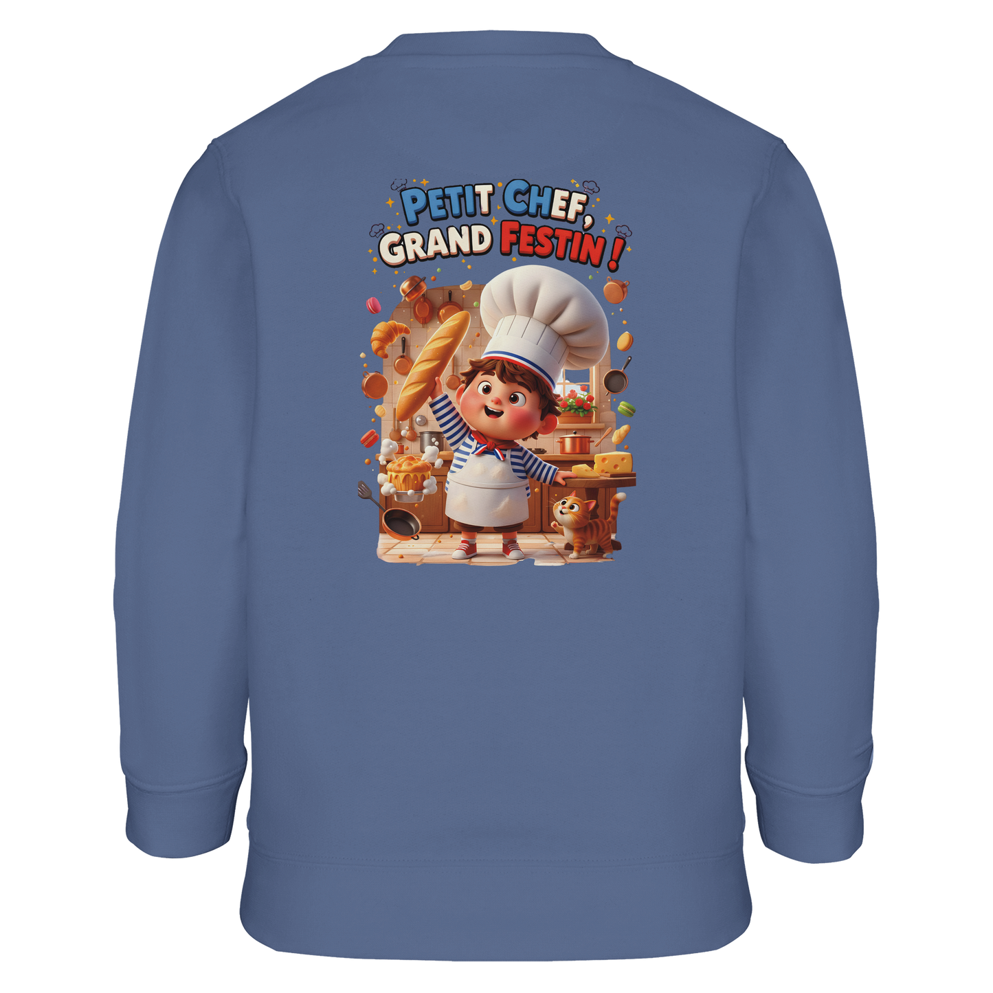 Boys' Little Chef Big Feast Recycled Blend Sweatshirt | SOL'S Columbia Kids 04239