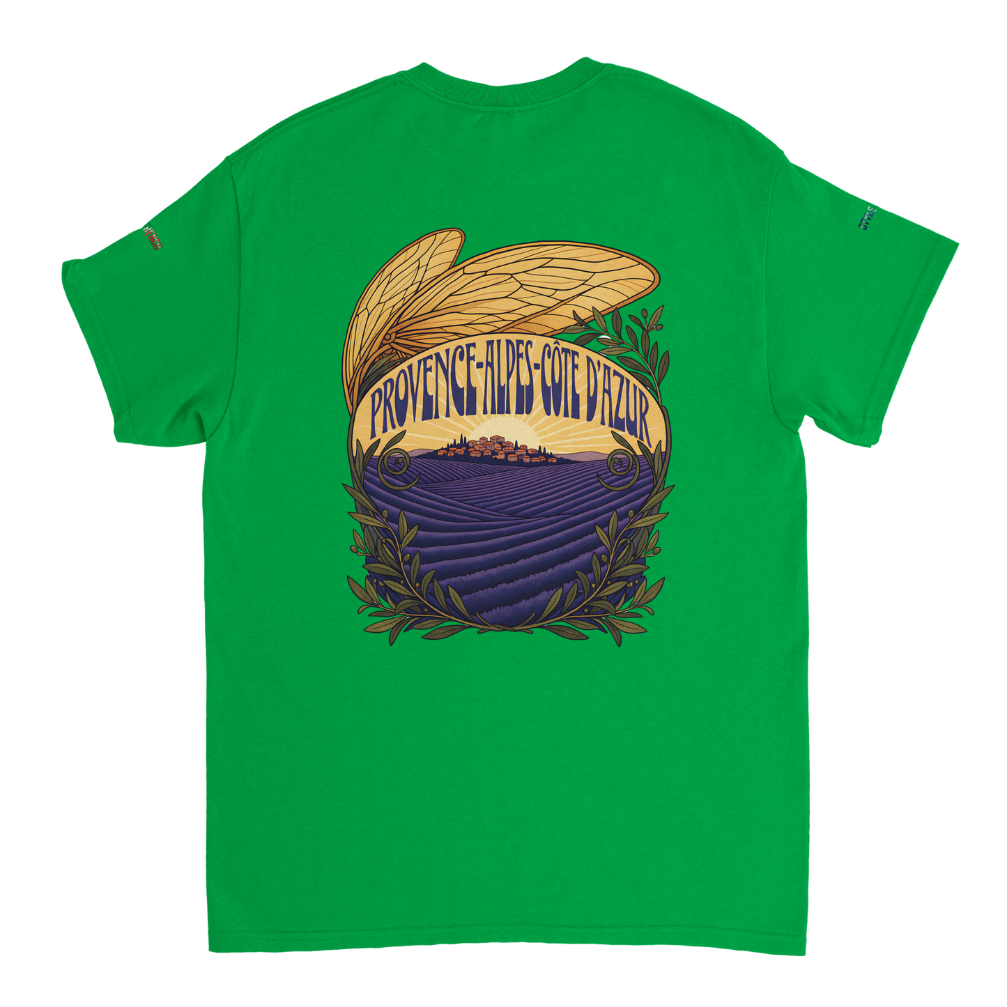 Unisex T-Shirt Provence-Alpes-Côte d'Azur, schwerer Rundhalsausschnitt | Gildan® 5000